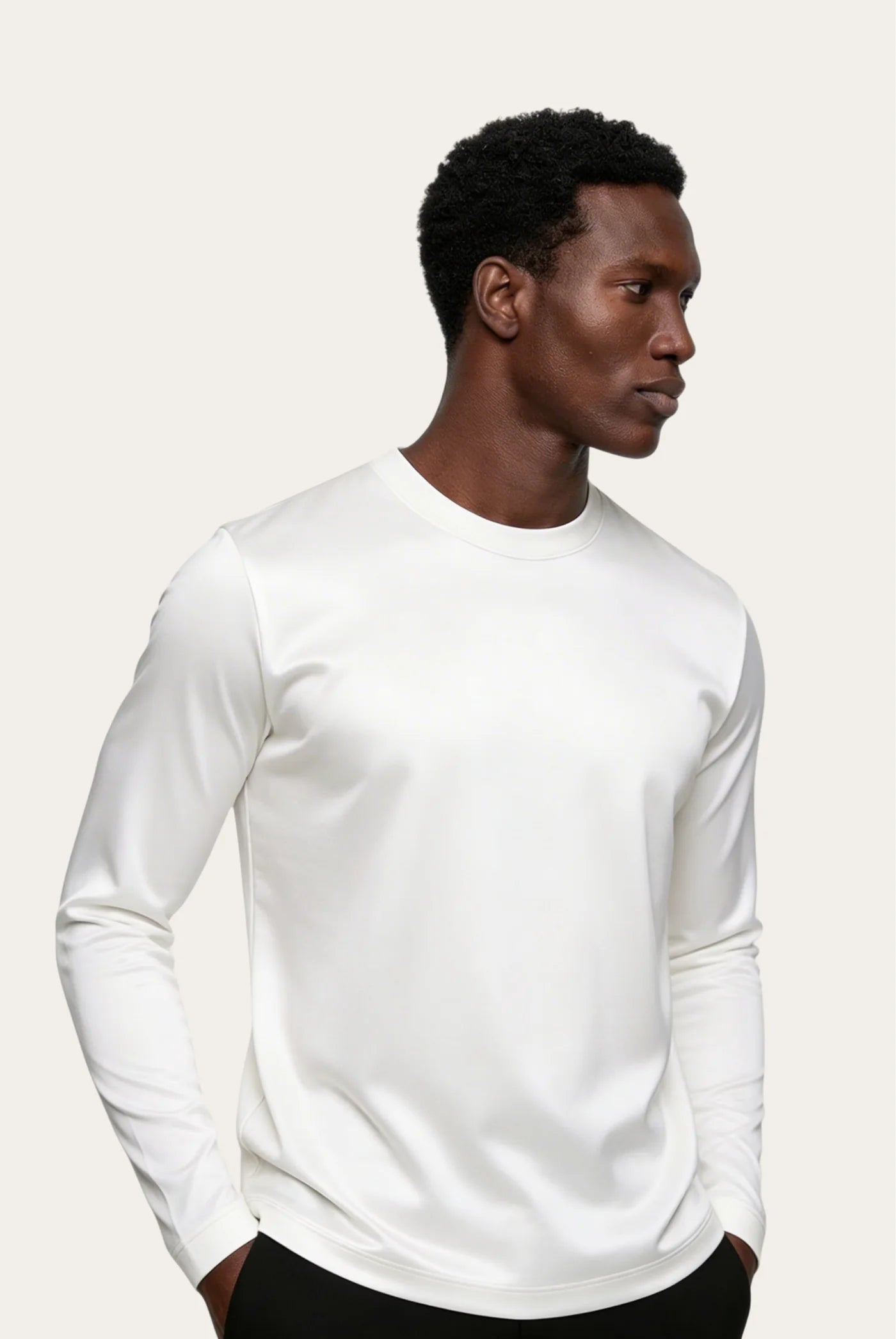 White Imperial Long Sleeve Montall