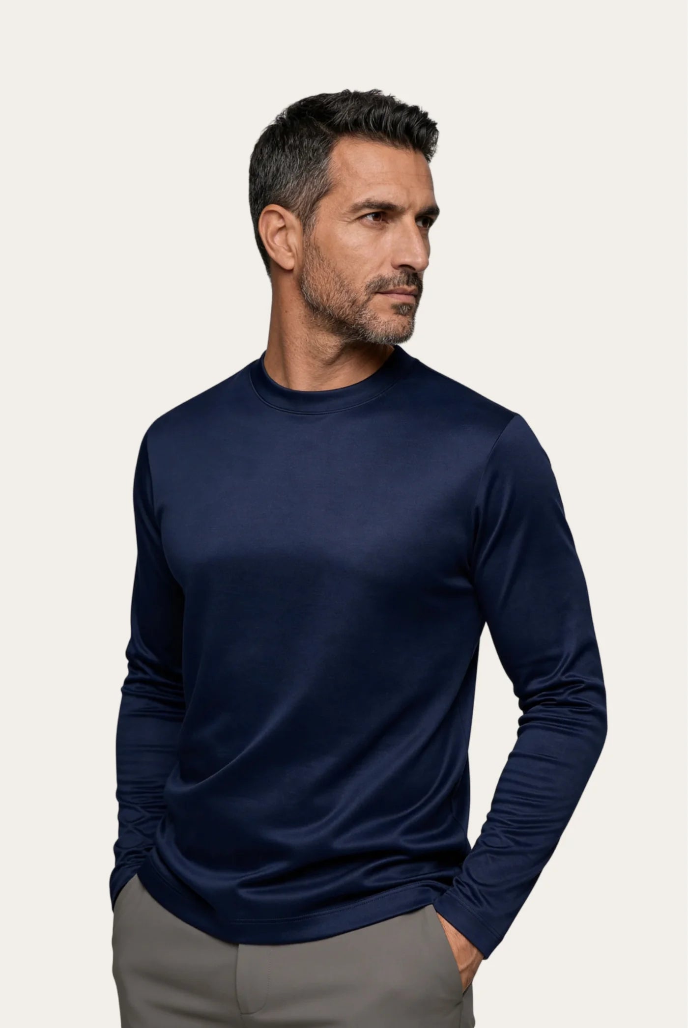 Navy Imperial Long Sleeve Montall
