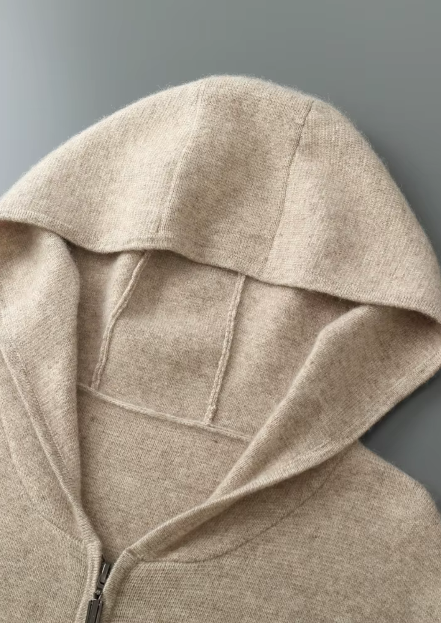 PURE EXTRA-FINE MERINO WOOL ZIPPER HOODIE CLOUDWOOL®