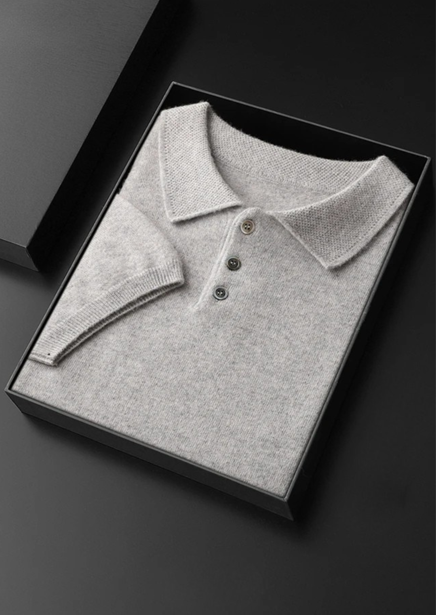 PREMIUM CASHMERE CLASSIC POLO SHIRT EXCLUSIVE RELEASE