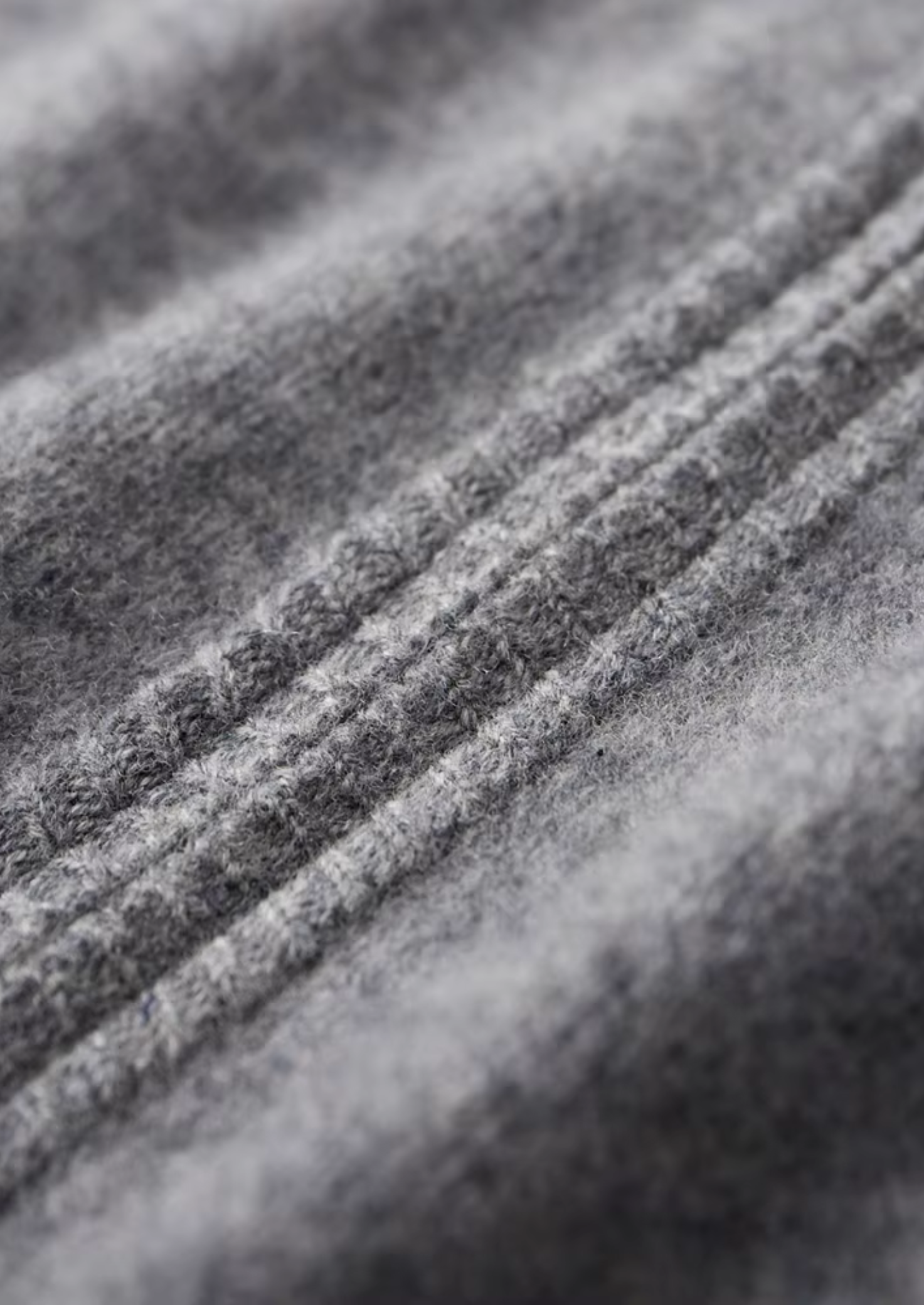 PURE EXTRA-FINE MERINO WOOL TWO-TONE ZIP CARDIGAN CLOUDWOOL®