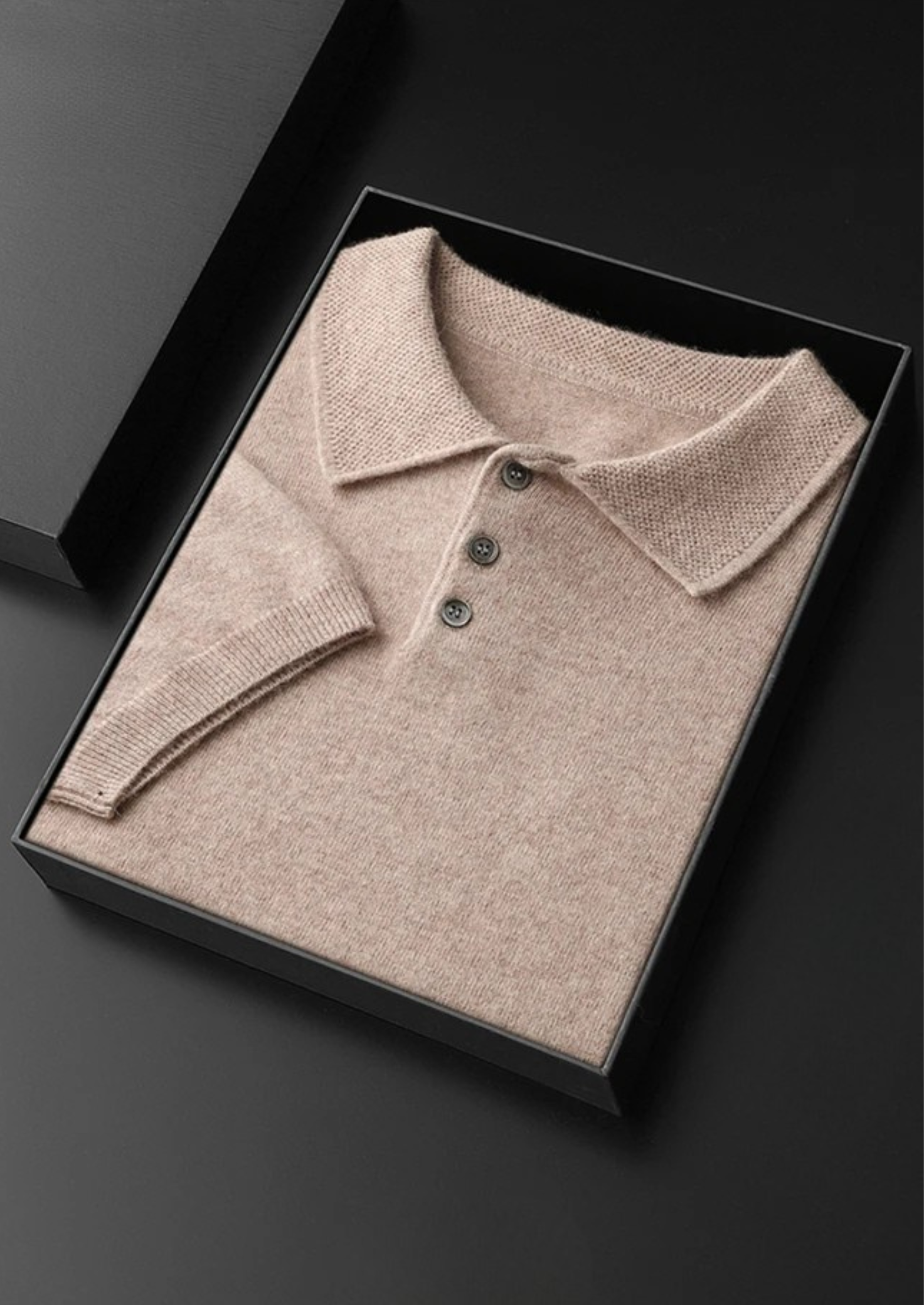 PREMIUM CASHMERE CLASSIC POLO SHIRT EXCLUSIVE RELEASE