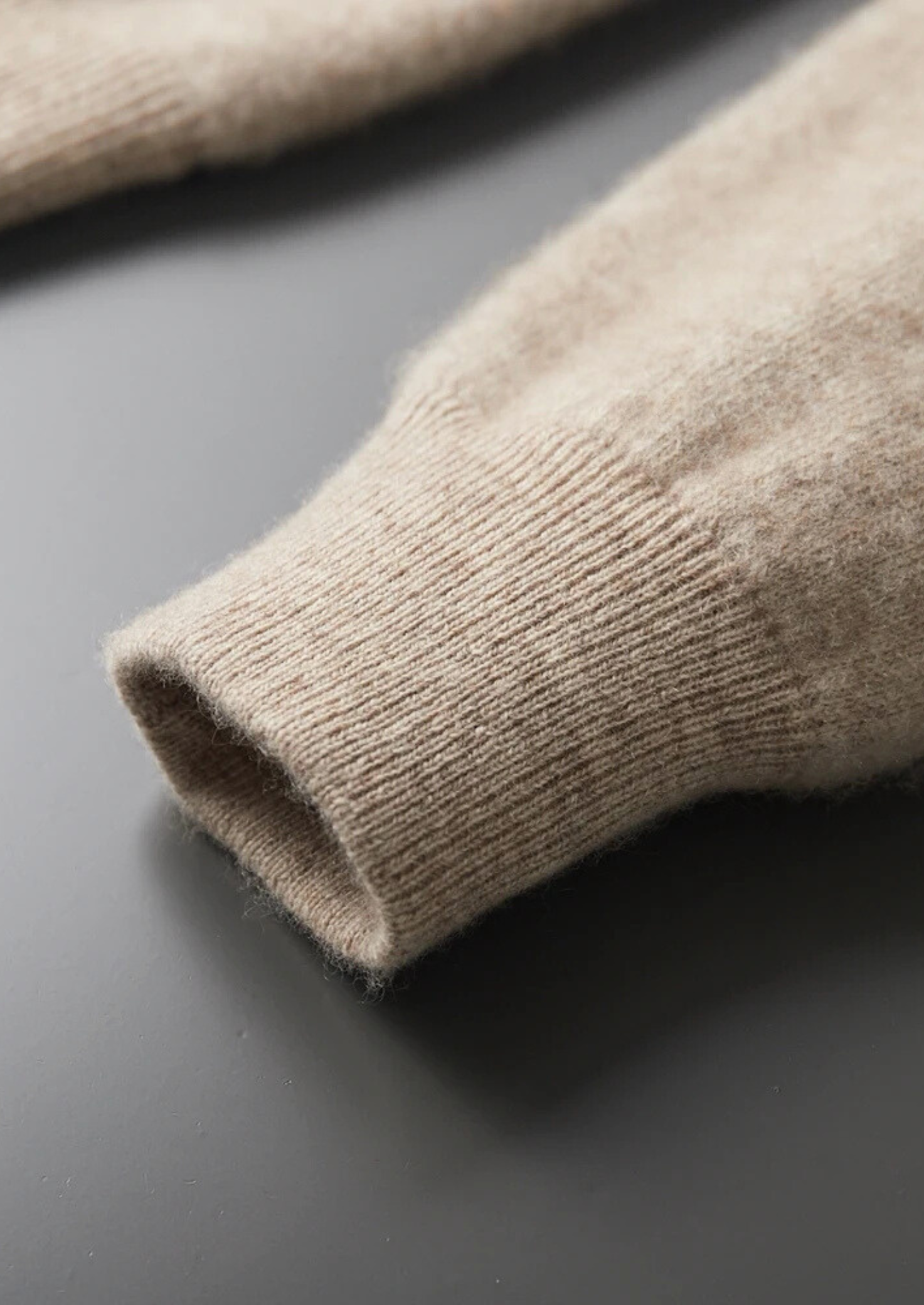 PREMIUM CASHMERE TWO TONE ZIP CARDIGAN EXCLUSIVE RELEASE