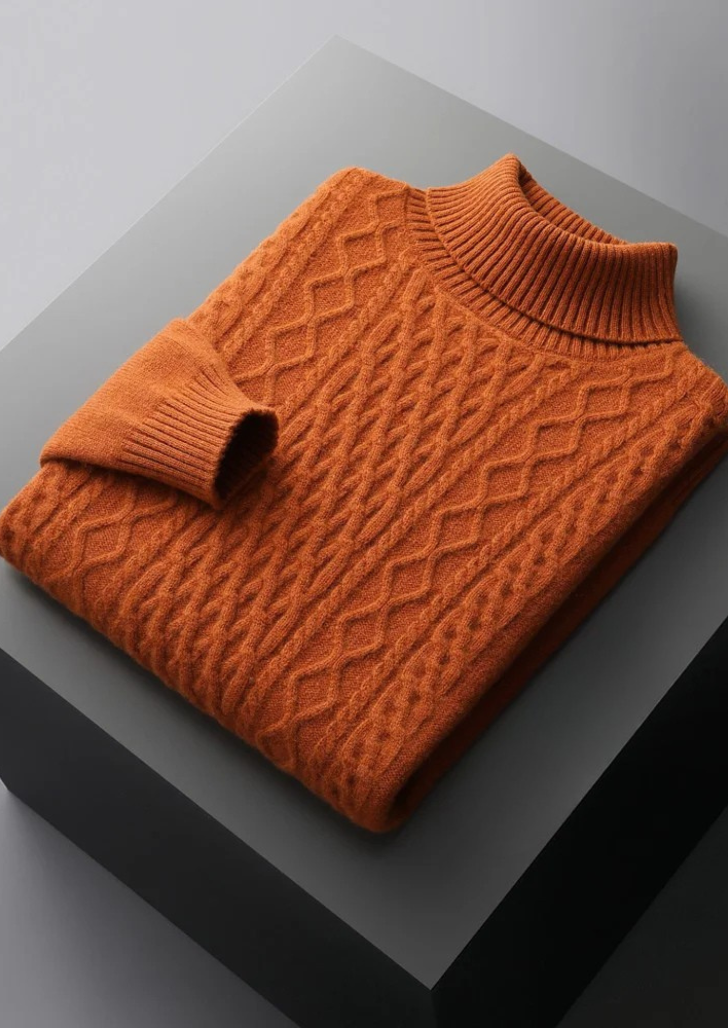PURE EXTRA-FINE MERINO WOOL WINTERTIME ROLLNECK CLOUDWOOL®