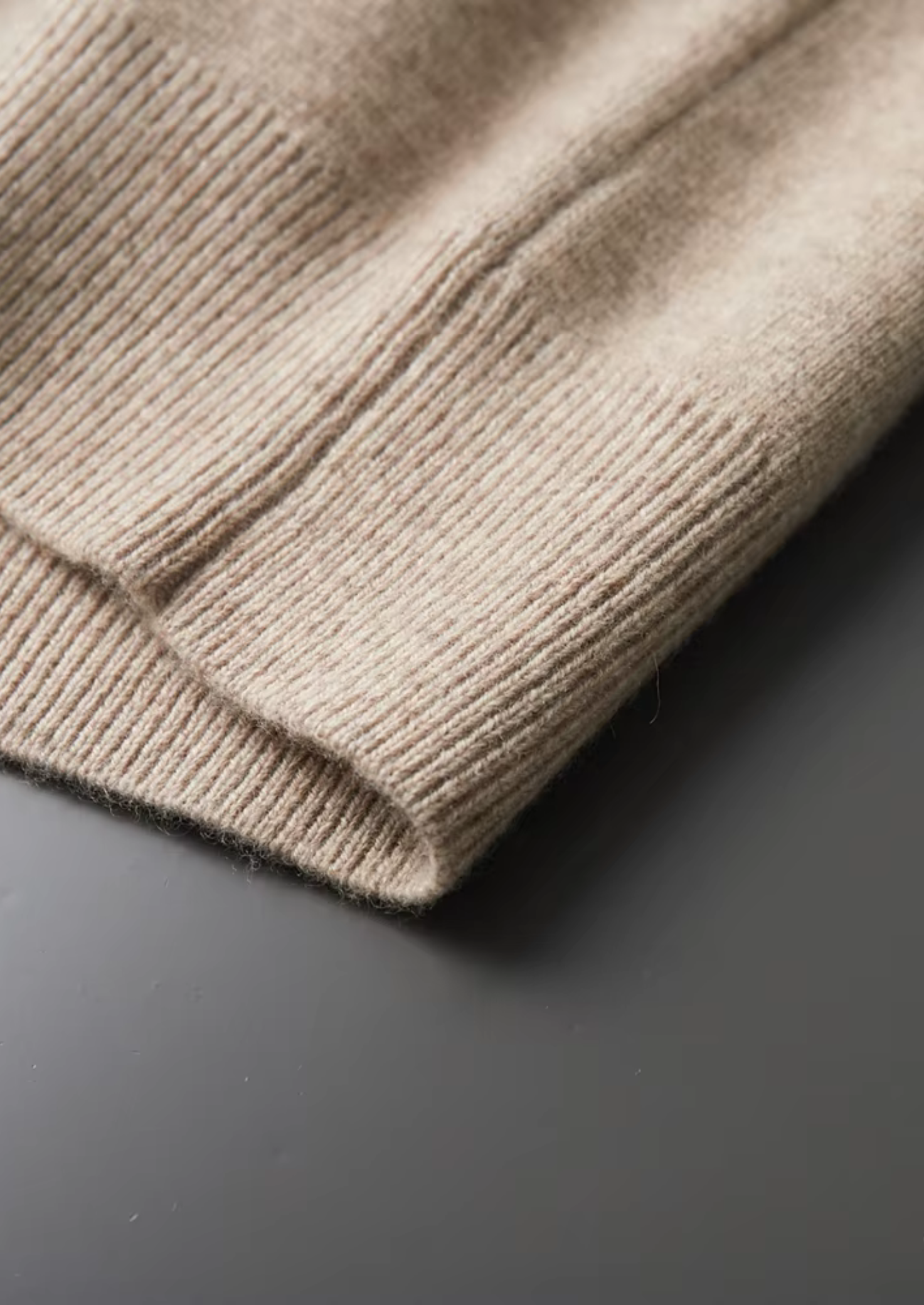 PURE EXTRA-FINE MERINO WOOL ZIP POLO CARDIGAN CLOUDWOOL®