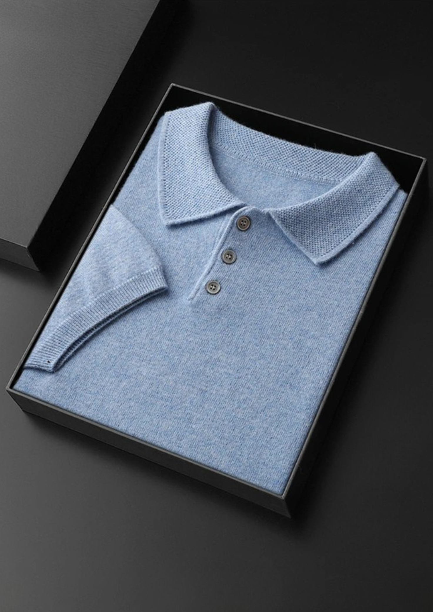 PREMIUM CASHMERE CLASSIC POLO SHIRT EXCLUSIVE RELEASE