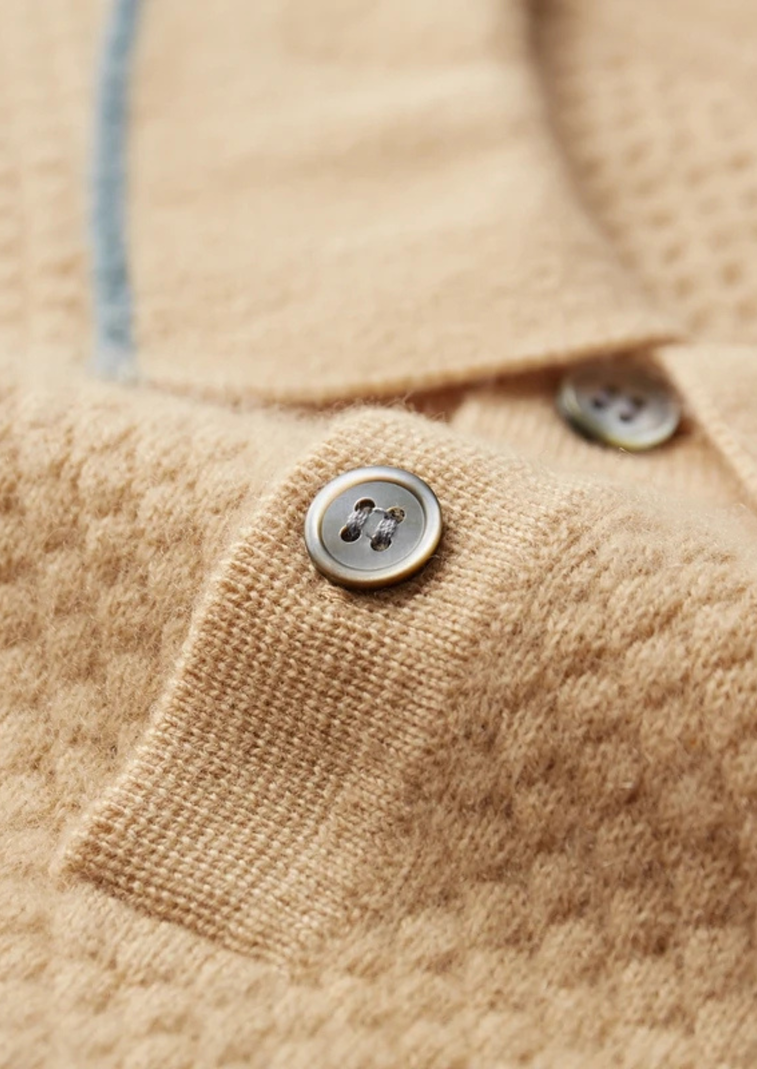 PREMIUM CASHMERE TWO-TONE POLO EXCLUSIVE RELEASE