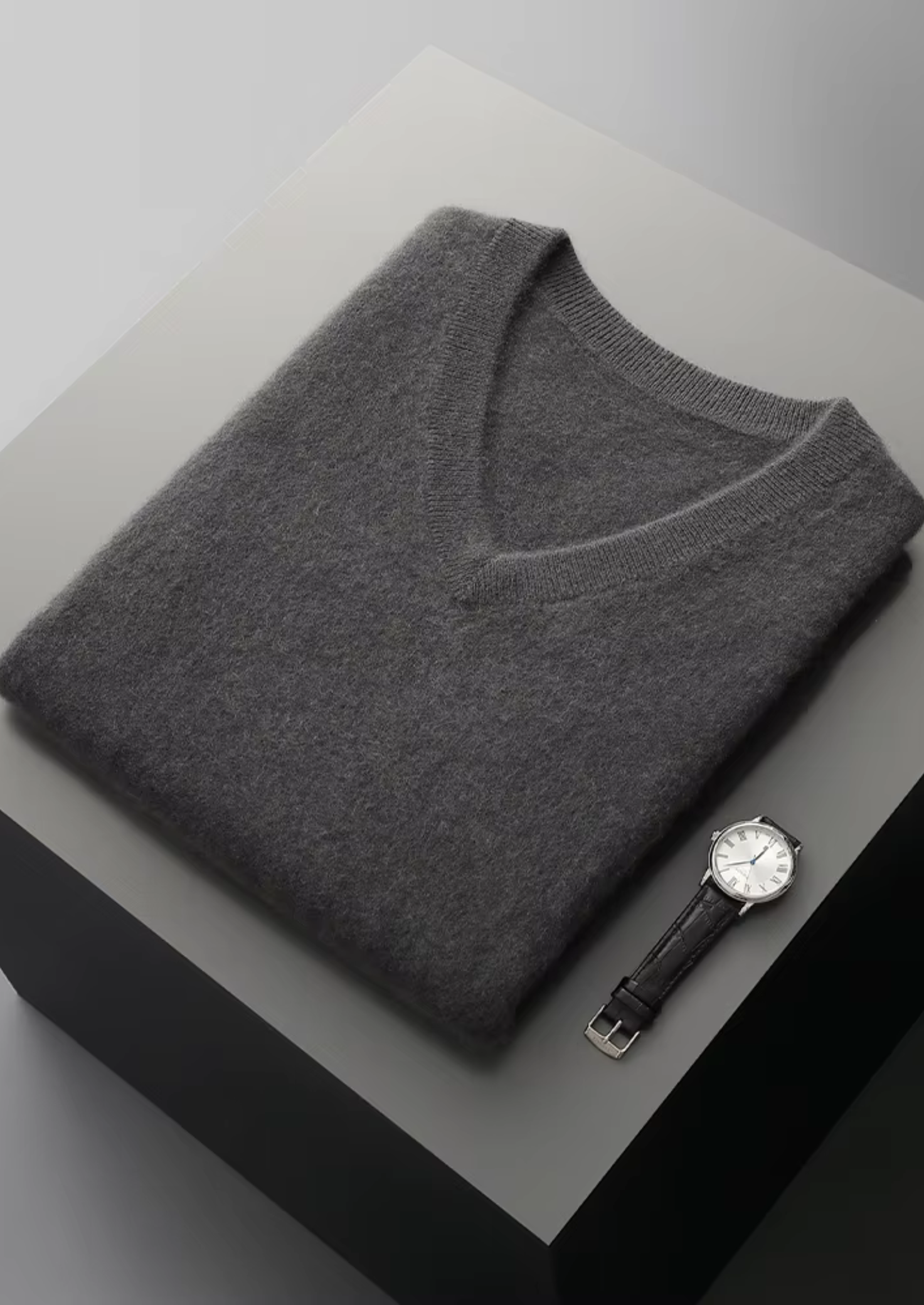 PURE EXTRA-FINE MERINO WOOL V-NECK VEST CLOUDWOOL®