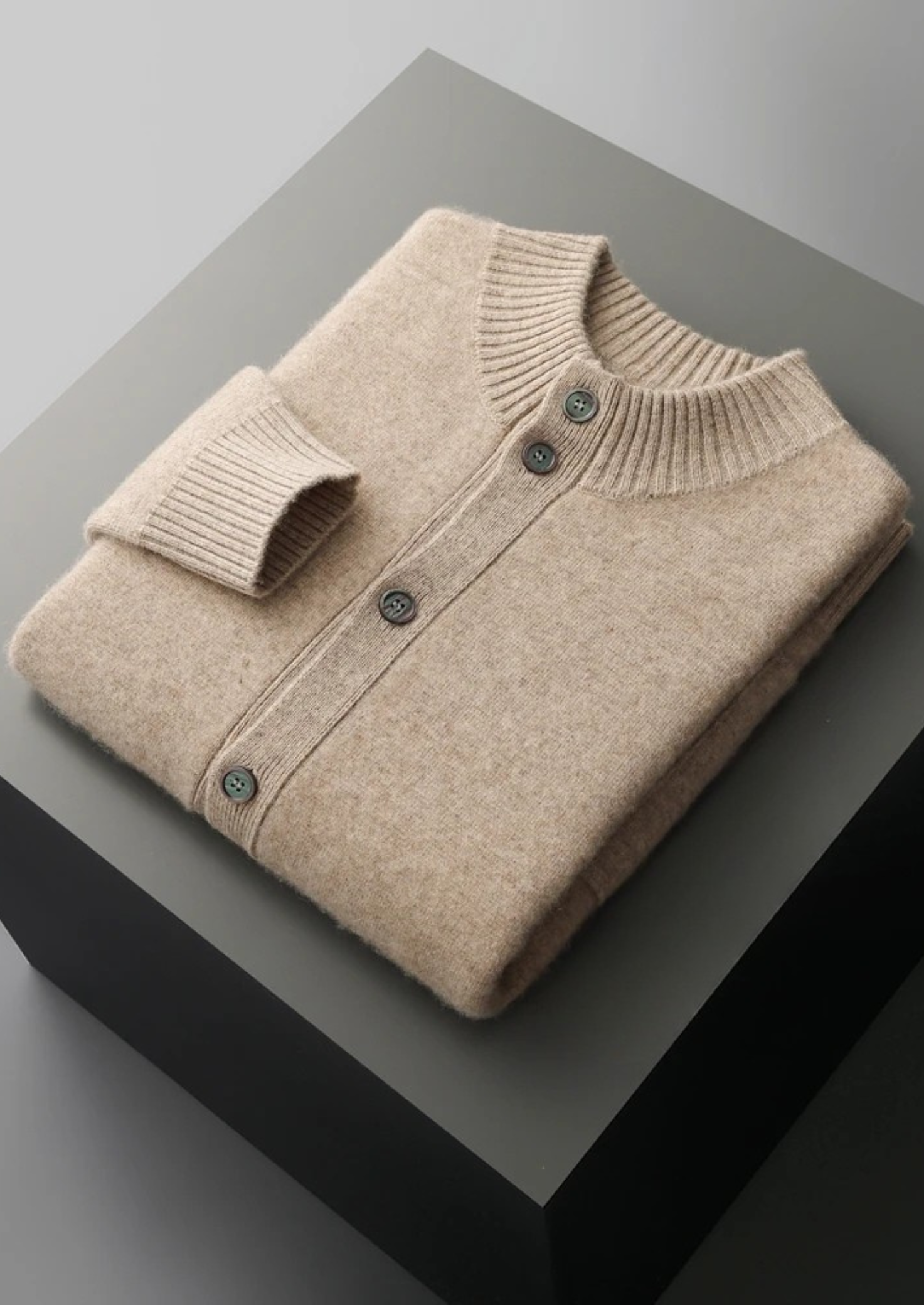 PREMIUM CASHMERE BUTTON CARDIGAN EXCLUSIVE RELEASE