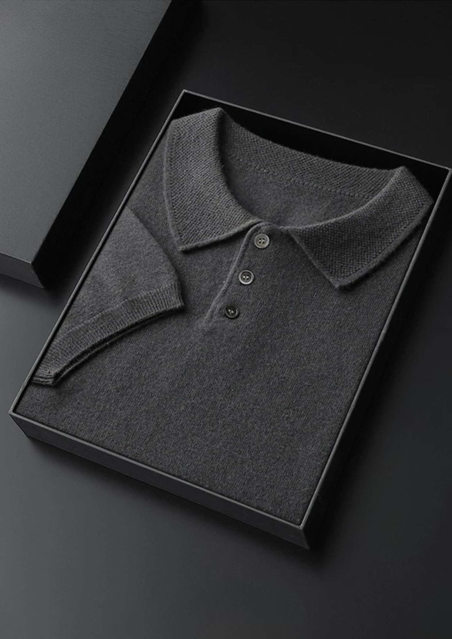 PREMIUM CASHMERE CLASSIC POLO SHIRT EXCLUSIVE RELEASE