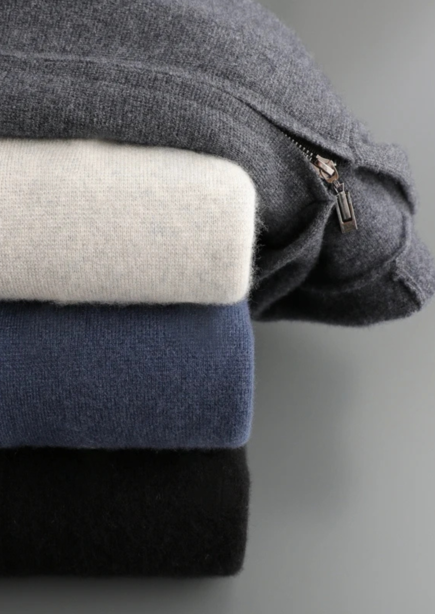 PREMIUM CASHMERE ZIPPER HOODIE EXCLUSIVE RELEASE
