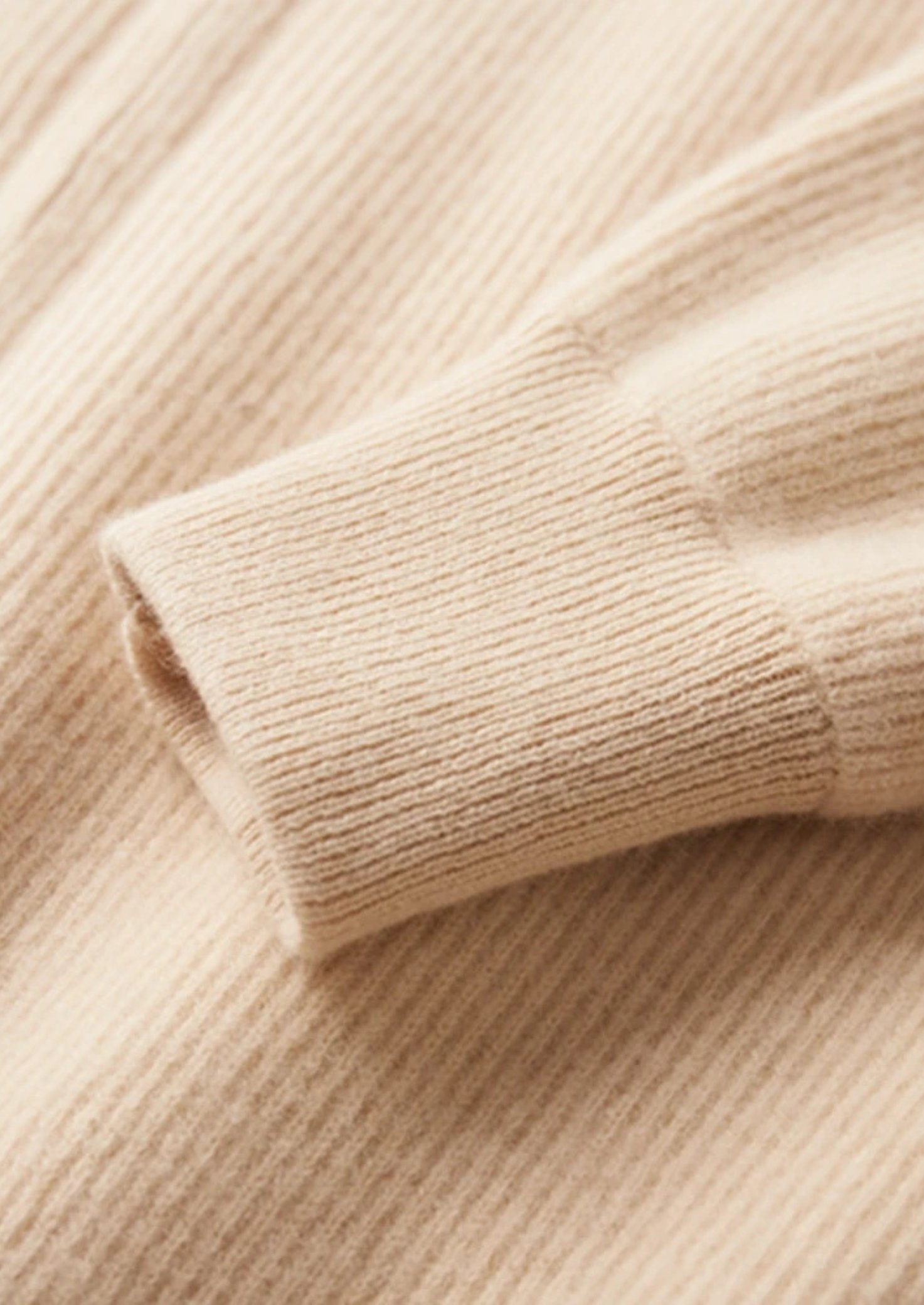 PURE EXTRA-FINE MERINO WOOL RIBBED ZIP CARDIGAN CLOUDWOOL®