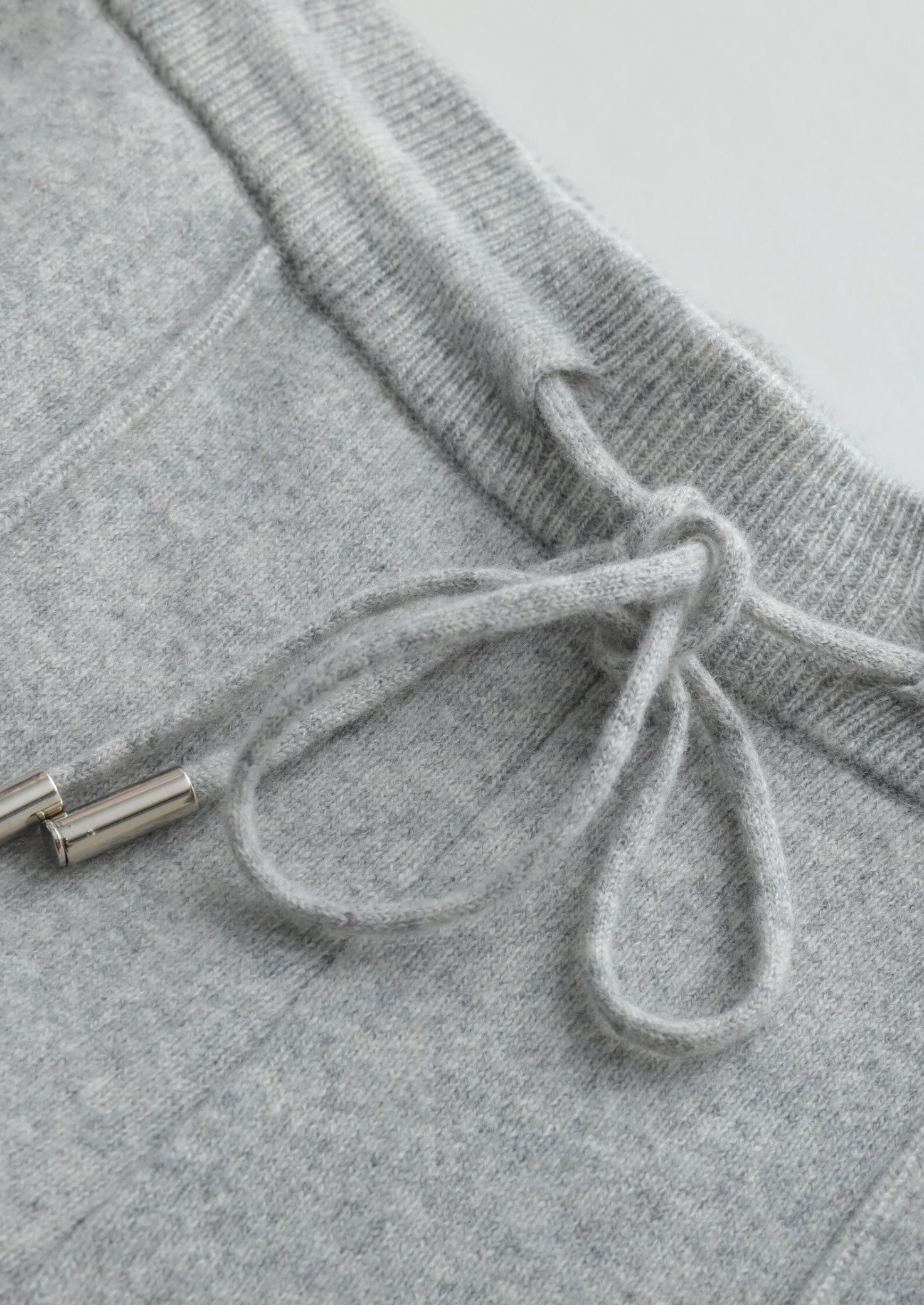 PURE EXTRA-FINE MERINO WOOL LUZZO SET - LIGHT GRAY SPECIAL EDITION