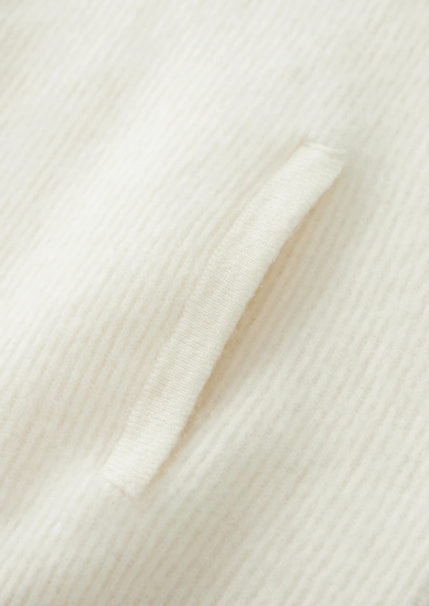 PURE EXTRA-FINE MERINO WOOL RIBBED ZIPPER CARDIGAN CLOUDWOOL®