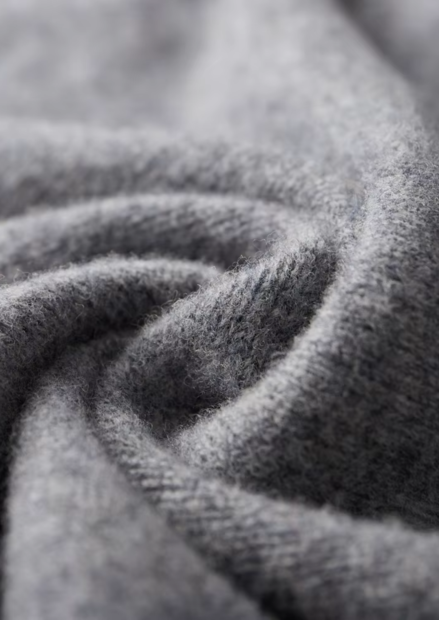 PURE EXTRA-FINE MERINO WOOL TWO-TONE ZIP CARDIGAN CLOUDWOOL®