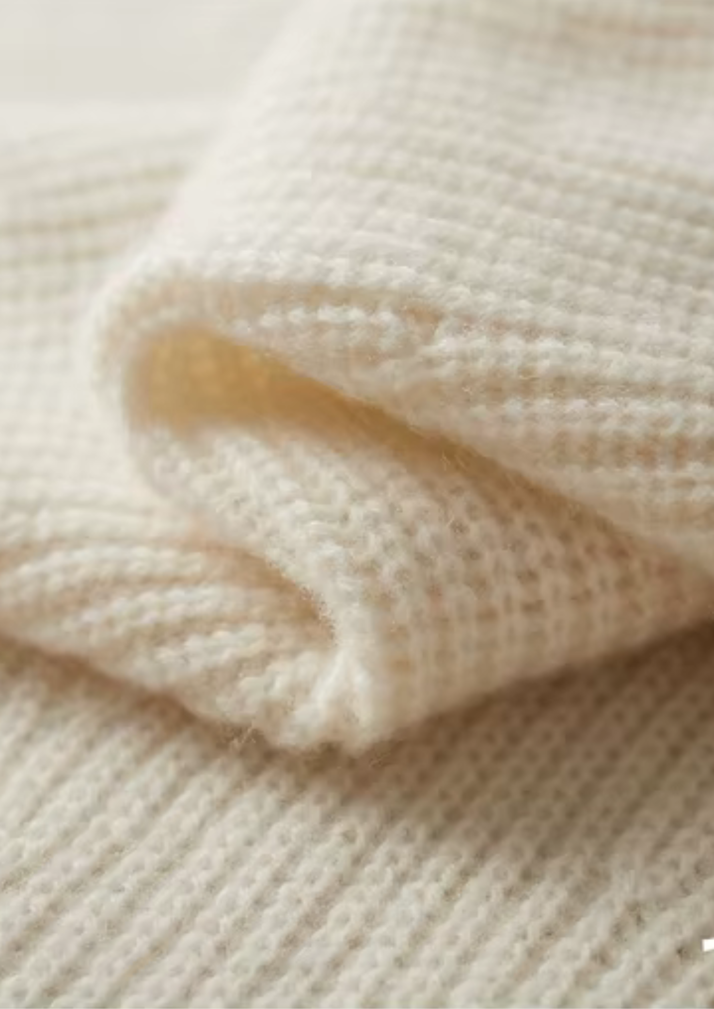 PURE EXTRA-FINE MERINO WOOL RIBBED HALF-ZIP CLOUDWOOL®
