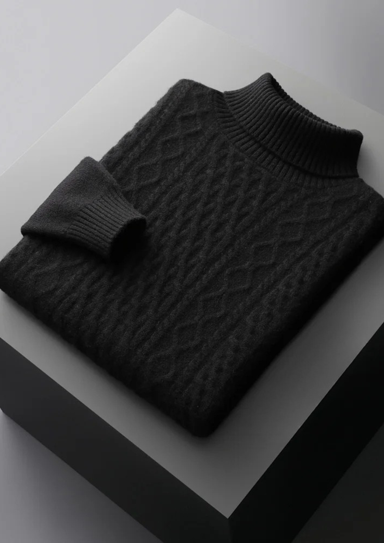 PURE EXTRA-FINE MERINO WOOL WINTERTIME ROLLNECK CLOUDWOOL®