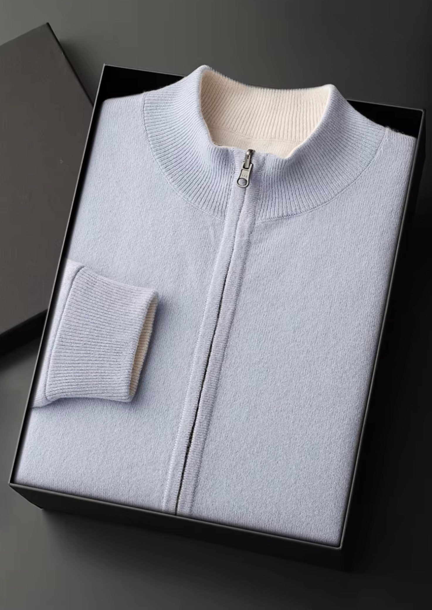 PURE EXTRA-FINE MERINO WOOL ZIP CARDIGAN CLOUDWOOL®