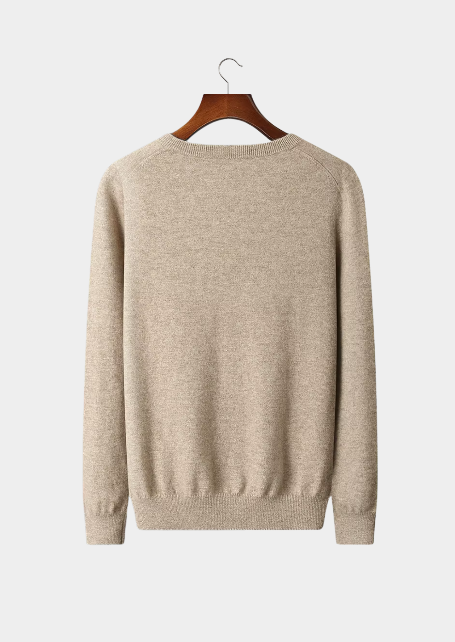 PURE EXTRA-FINE MERINO WOOL CLASSIC V-NECK SWEATER CLOUDWOOL®