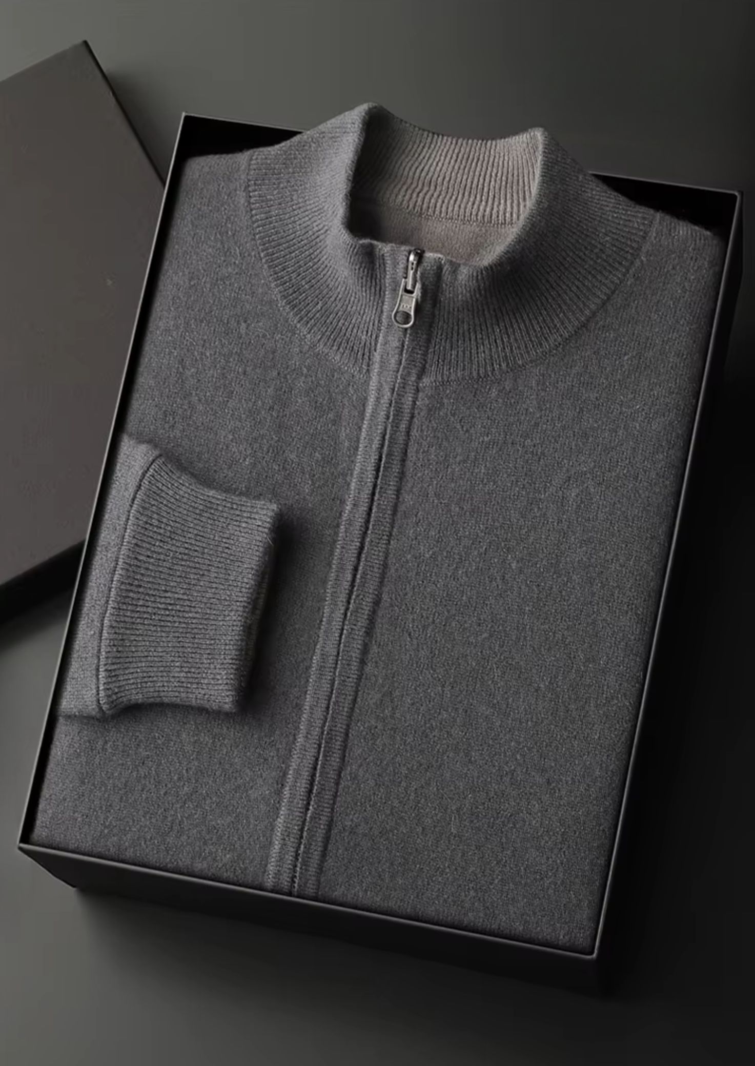 PURE EXTRA-FINE MERINO WOOL ZIP CARDIGAN CLOUDWOOL®