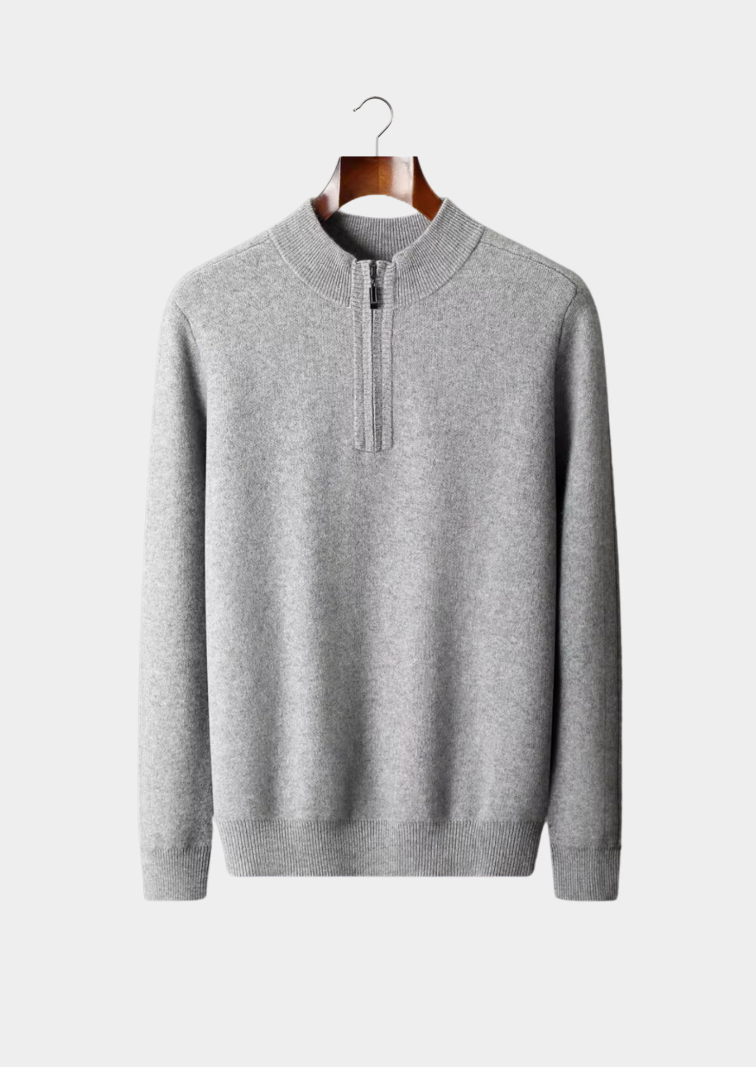 PREMIUM CASHMERE ESSENTIAL HALF-ZIP SWEATER EXCLUSIVE RELEASE