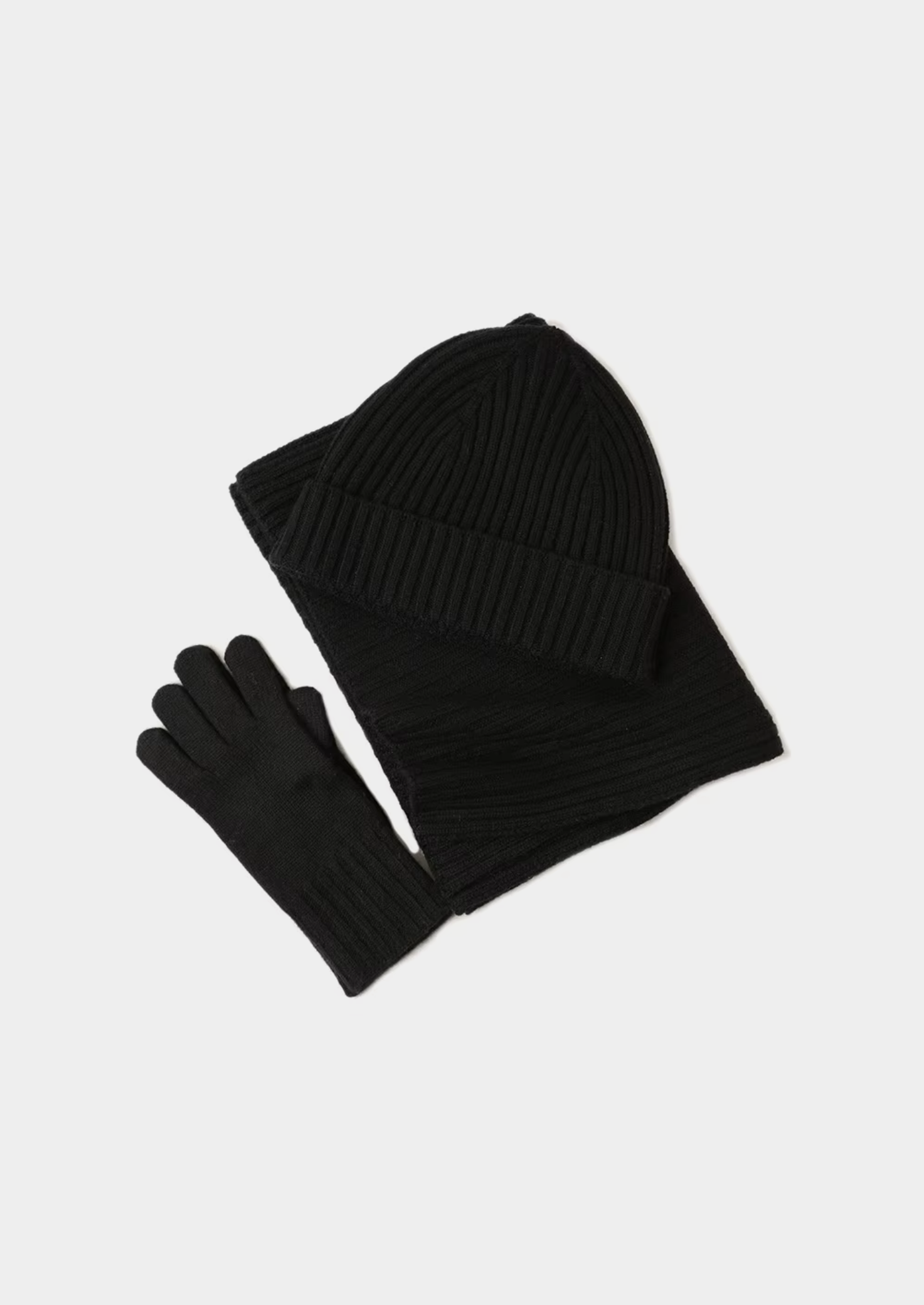 PURE EXTRA-FINE MERINO WOOL WINTERTIME ESSENTIALS - BLACK CLOUDWOOL®