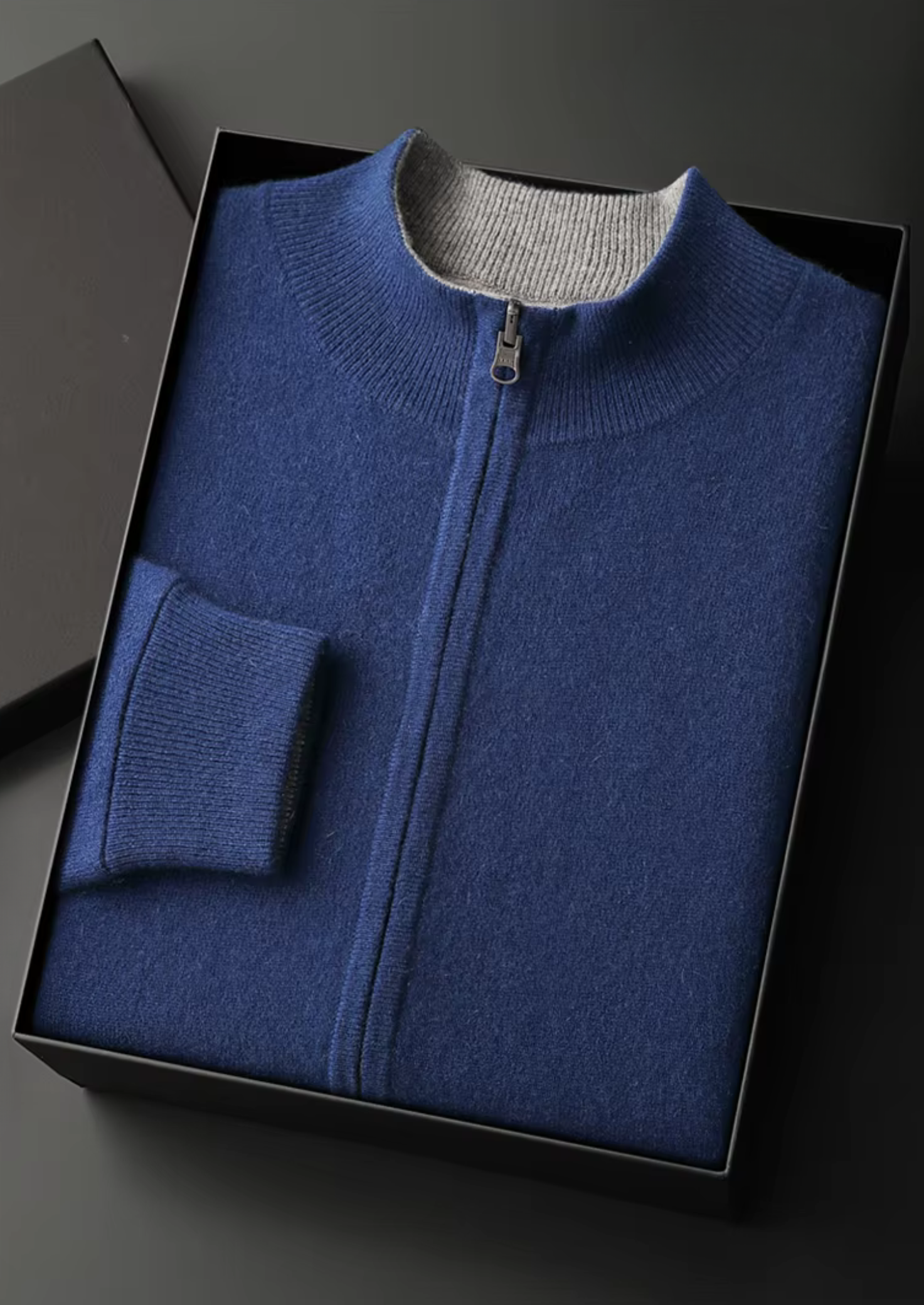 PURE EXTRA-FINE MERINO WOOL ZIP CARDIGAN CLOUDWOOL®