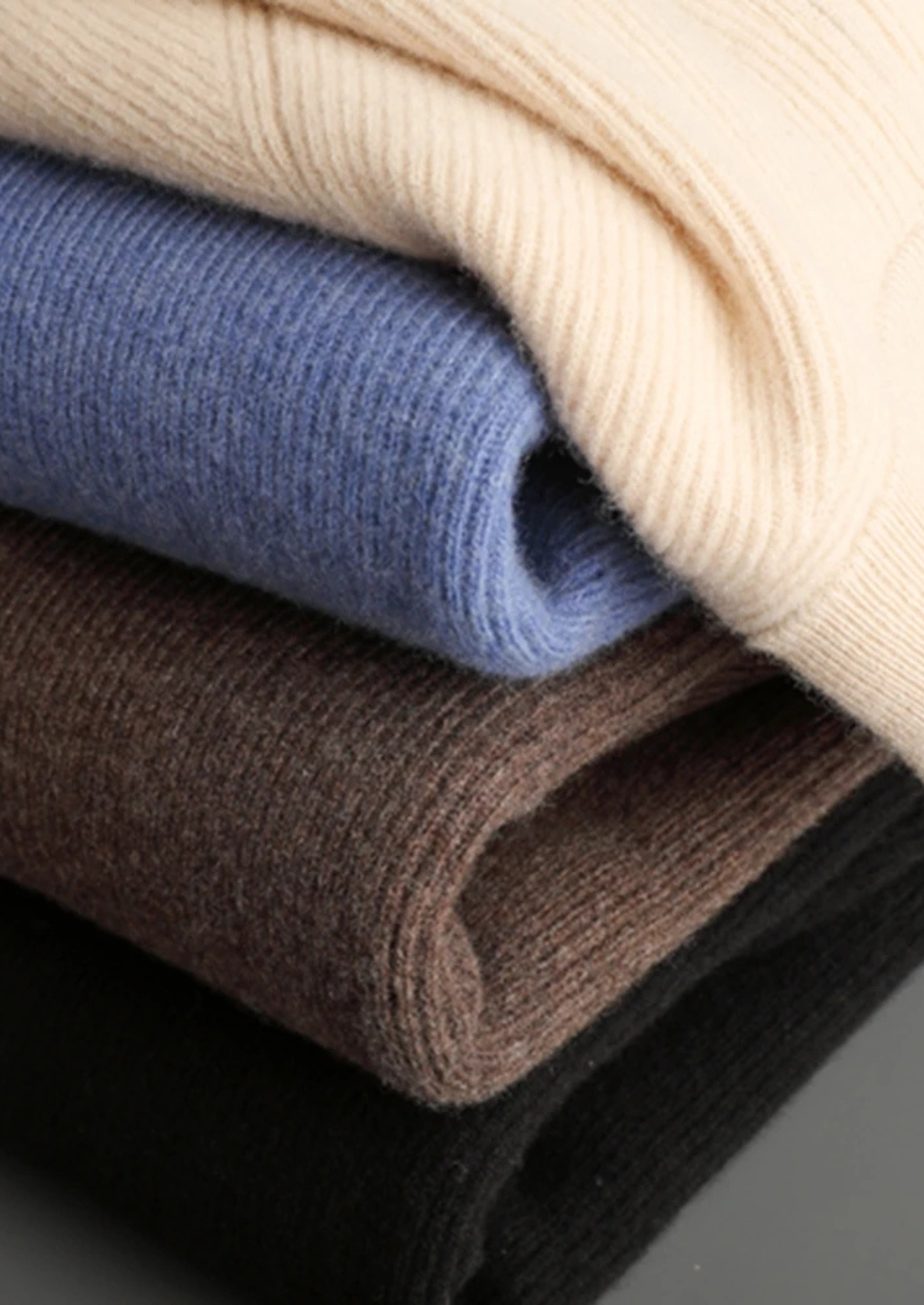 PURE EXTRA-FINE MERINO WOOL RIBBED ZIP CARDIGAN CLOUDWOOL®
