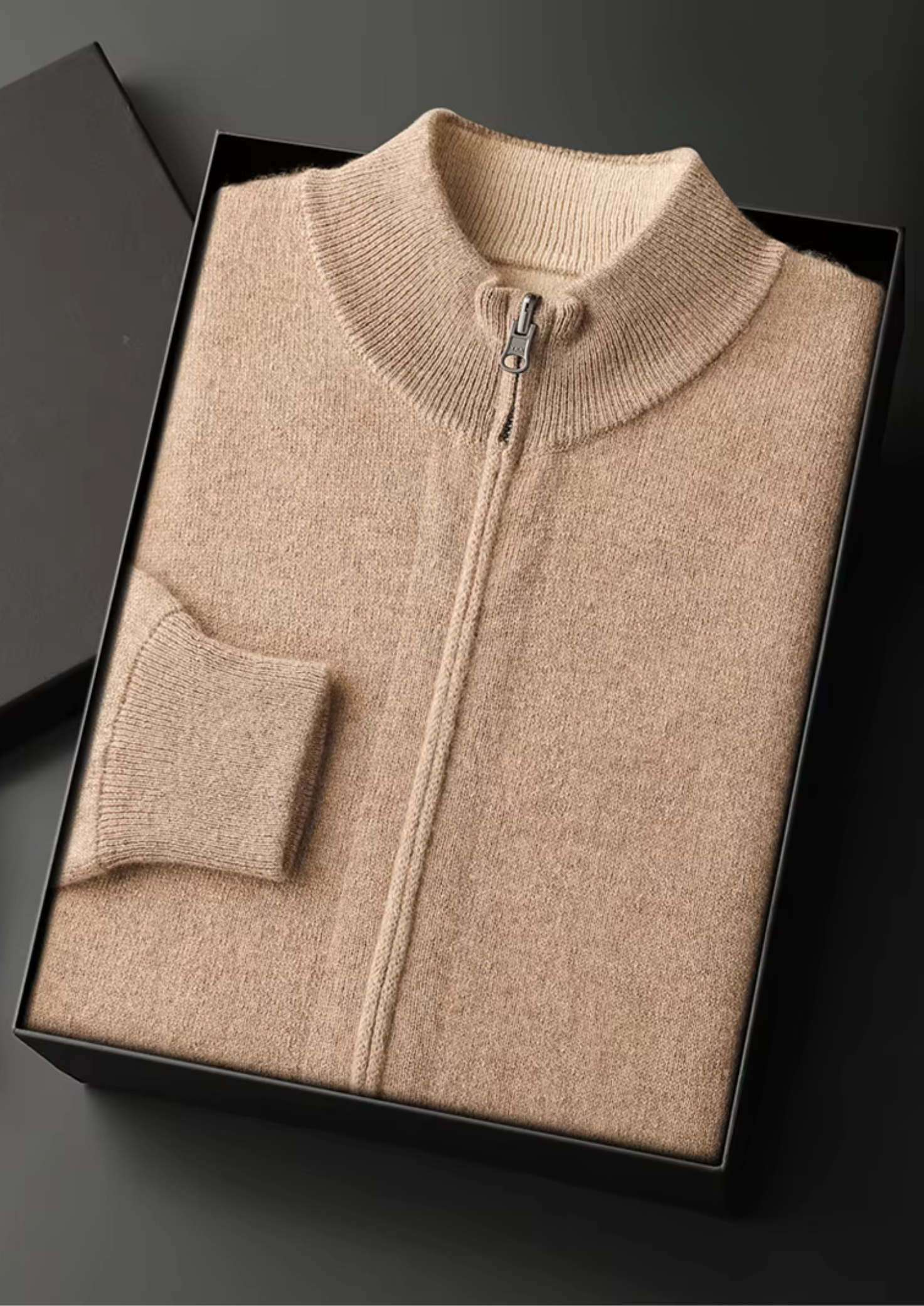 PURE EXTRA-FINE MERINO WOOL ZIP CARDIGAN CLOUDWOOL®