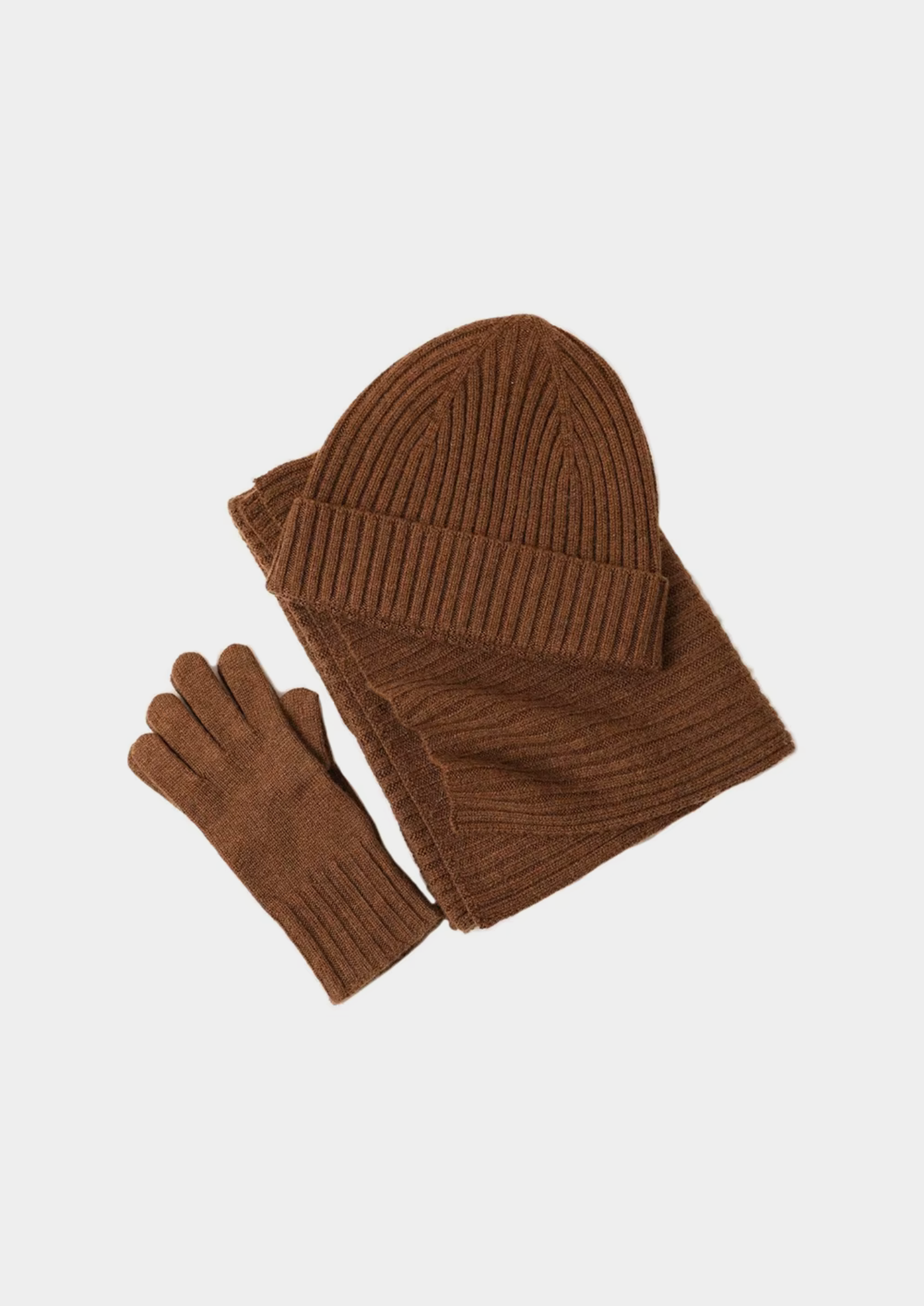 PURE EXTRA-FINE MERINO WOOL WINTERTIME ESSENTIALS - COFFEE CLOUDWOOL®