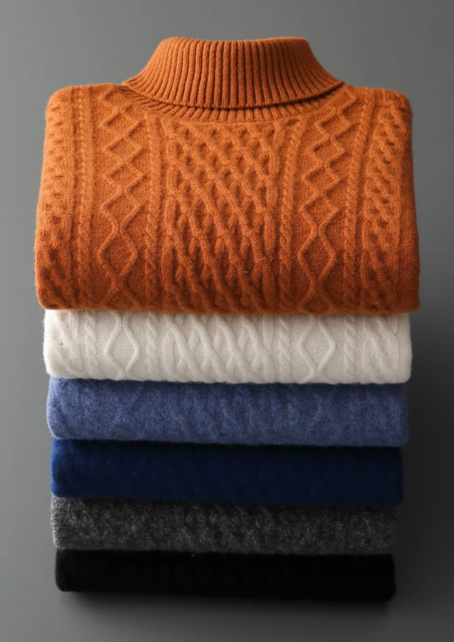 PURE EXTRA-FINE MERINO WOOL WINTERTIME ROLLNECK CLOUDWOOL®