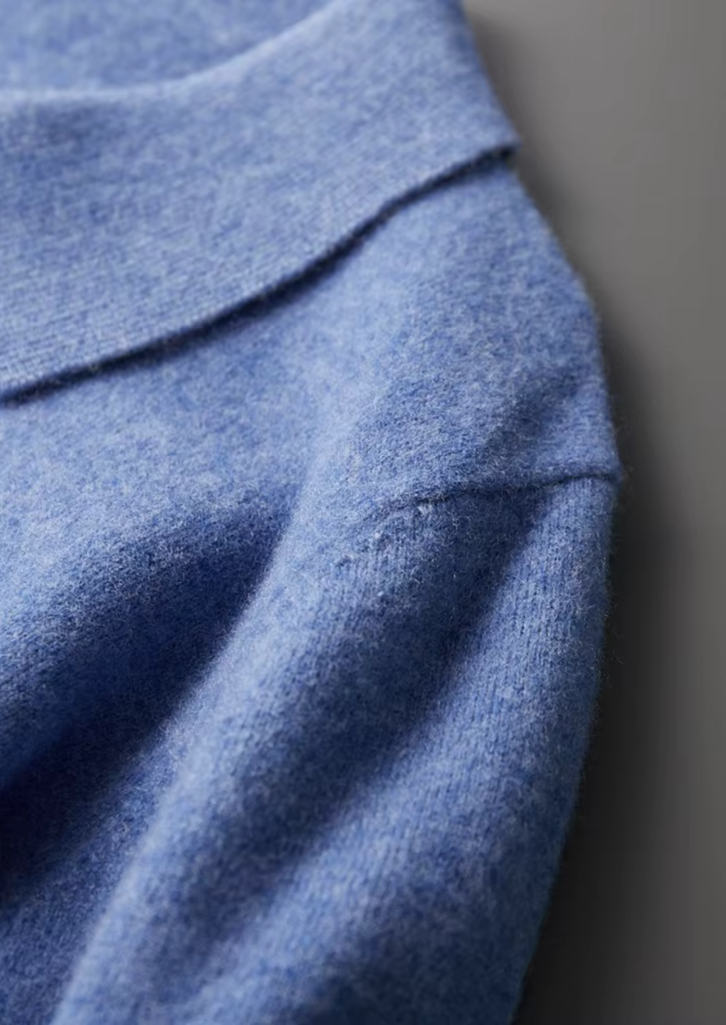 PURE EXTRA-FINE MERINO WOOL HALF ZIP POLO CLOUDWOOL®