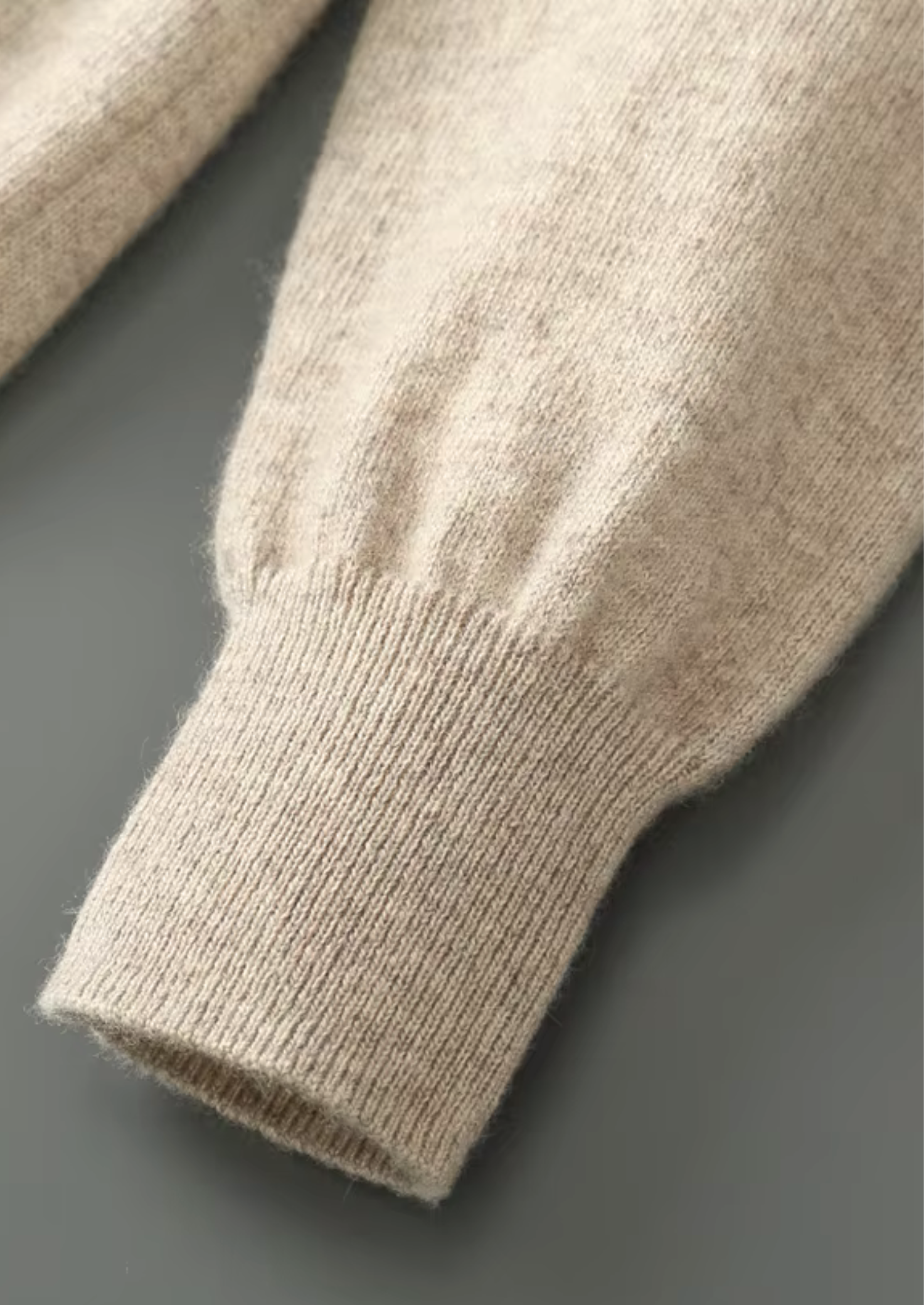 PURE EXTRA-FINE MERINO WOOL HALF ZIP SWEATER CLOUDWOOL®