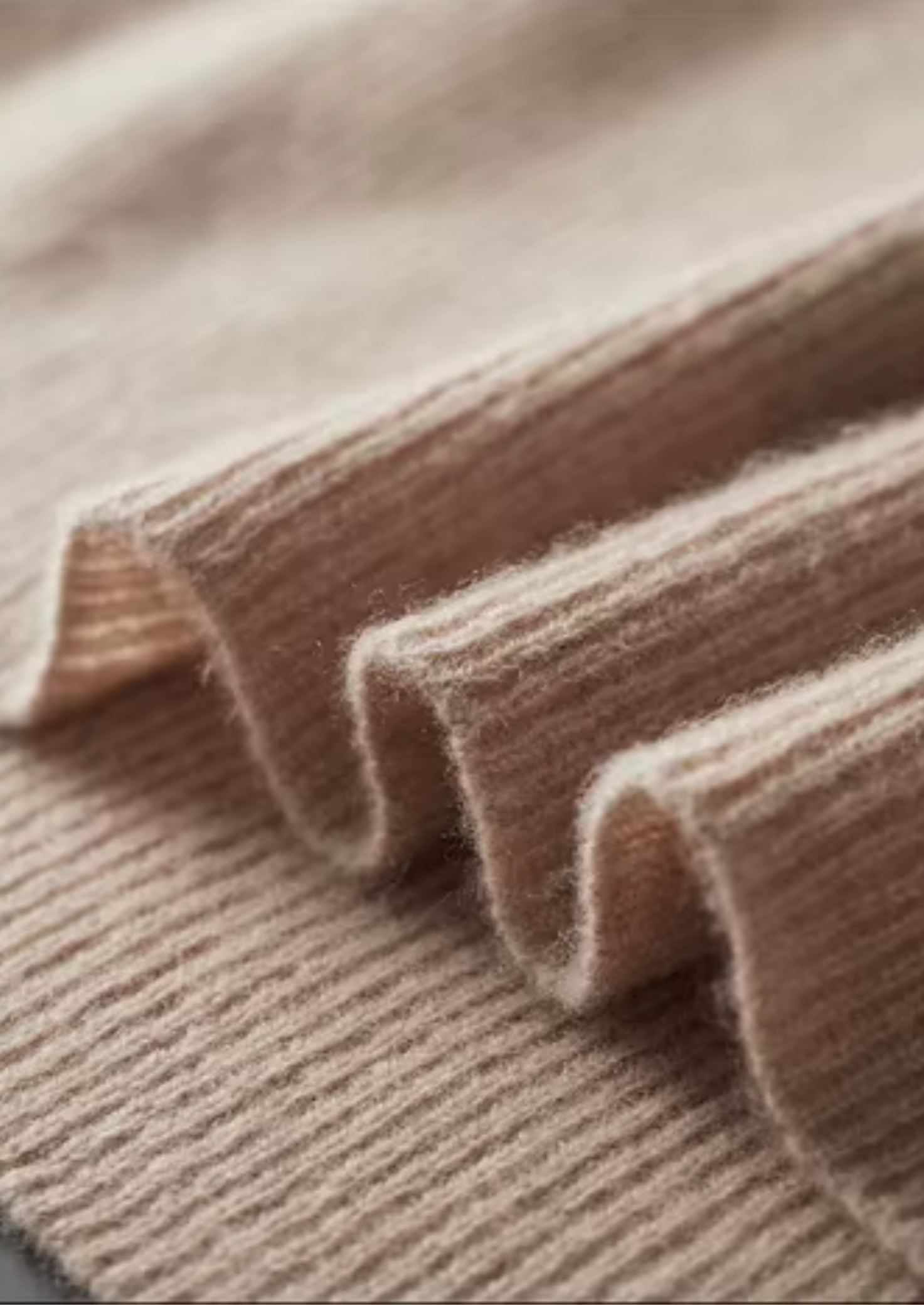 PURE EXTRA-FINE MERINO WOOL TWO TONE ZIPPER SWEATER POLO CLOUDWOOL®