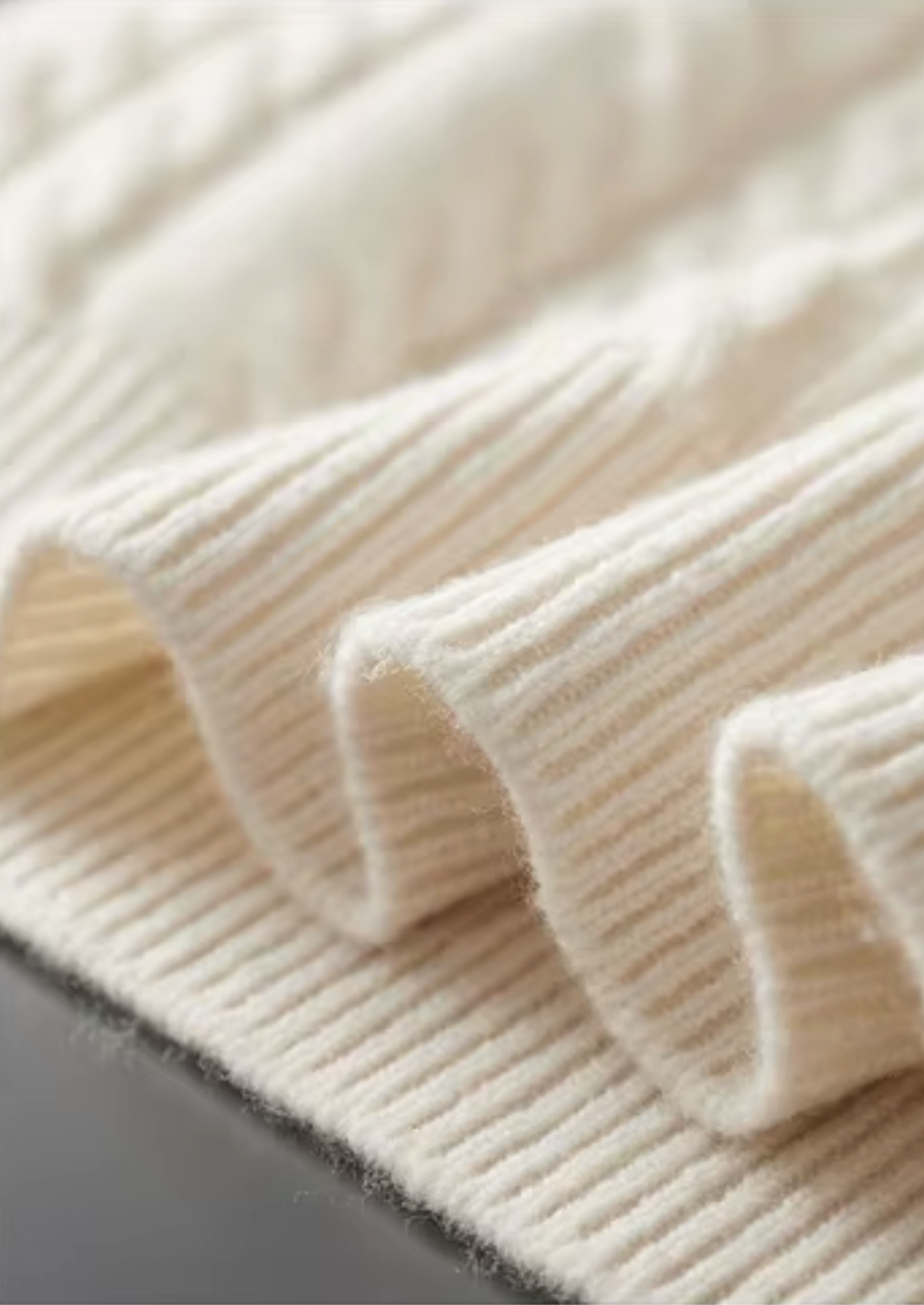 PURE EXTRA-FINE MERINO WOOL STRIPED HALF-ZIP SWEATER CLOUDWOOL®