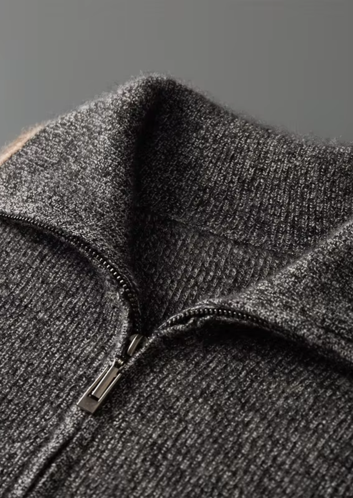 PURE CASHMERE STRIPED ZIP CARDIGAN EXCLUSIVE RELEASE