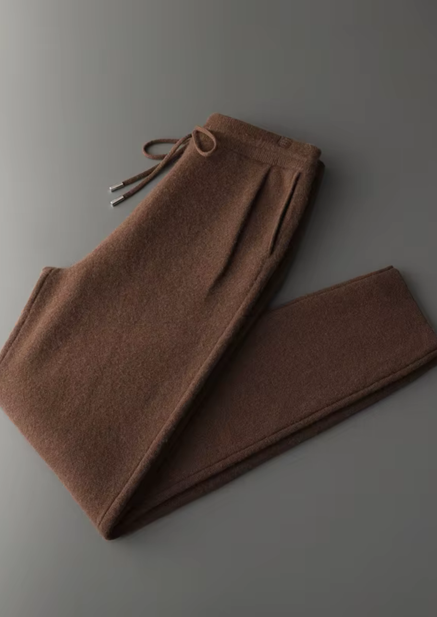 PREMIUM CASHMERE PLEATED TROUSERS EXCLUSIVE RELEASE