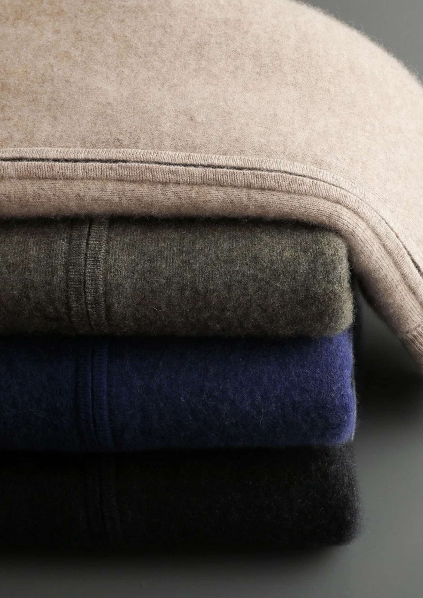 PREMIUM CASHMERE TWO TONE ZIP CARDIGAN EXCLUSIVE RELEASE