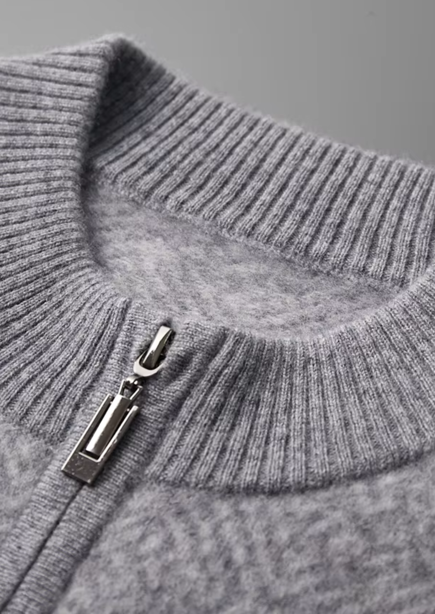 PREMIUM CASHMERE PATTERNED HALF-ZIP SWEATER EXCLUSIVE RELEASE