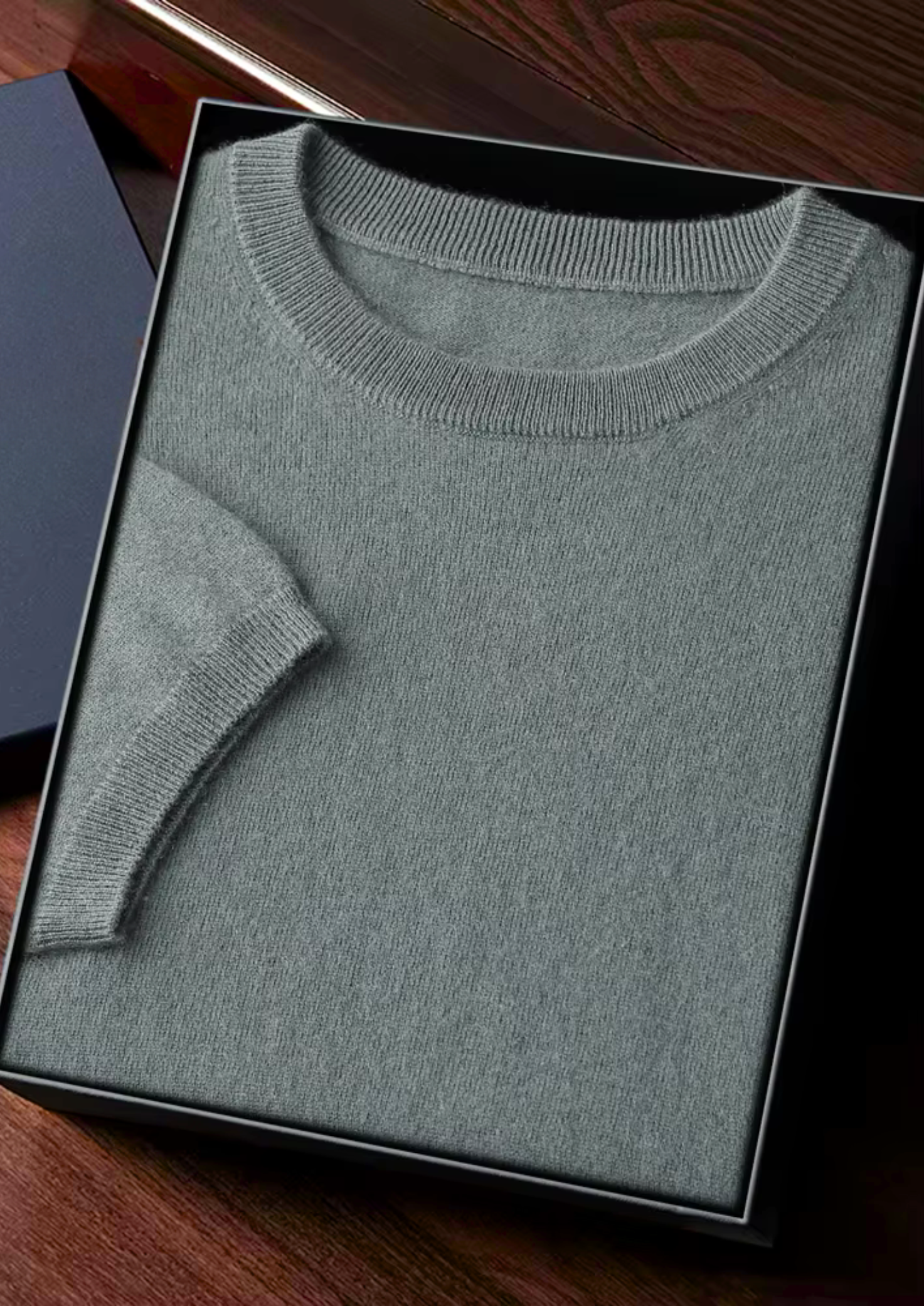 PREMIUM CASHMERE CLASSIC CREWNECK T-SHIRT EXCLUSIVE RELEASE