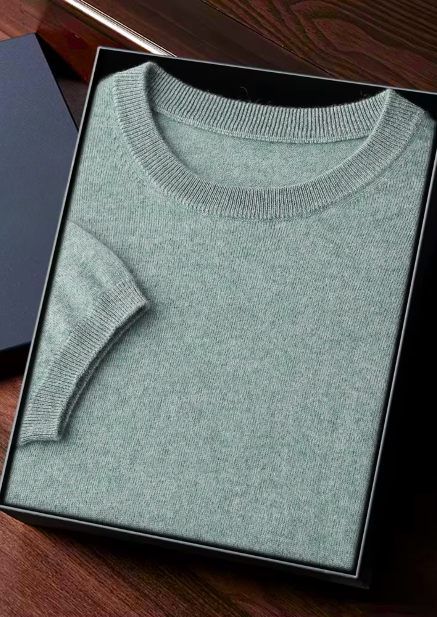 PREMIUM CASHMERE CLASSIC CREWNECK T-SHIRT EXCLUSIVE RELEASE
