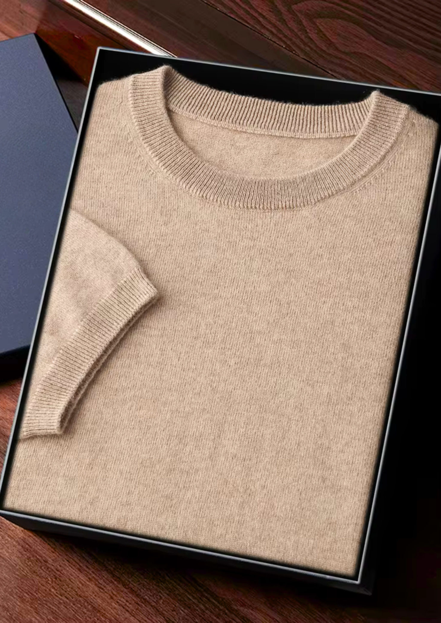 PREMIUM CASHMERE CLASSIC CREWNECK T-SHIRT EXCLUSIVE RELEASE