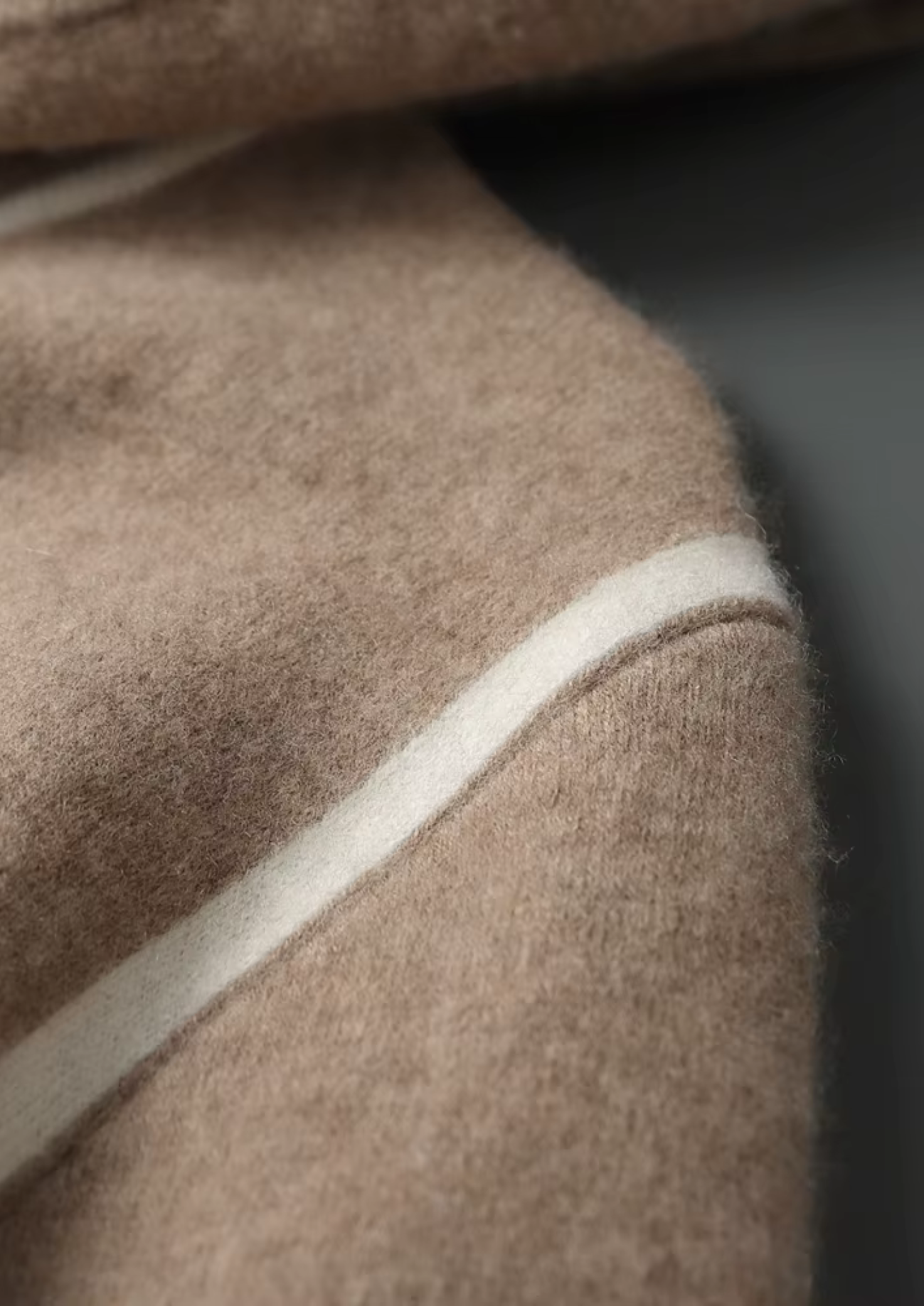 PREMIUM CASHMERE TWO TONE ZIPPER HOODIE EXCLUSIVE RELEASE