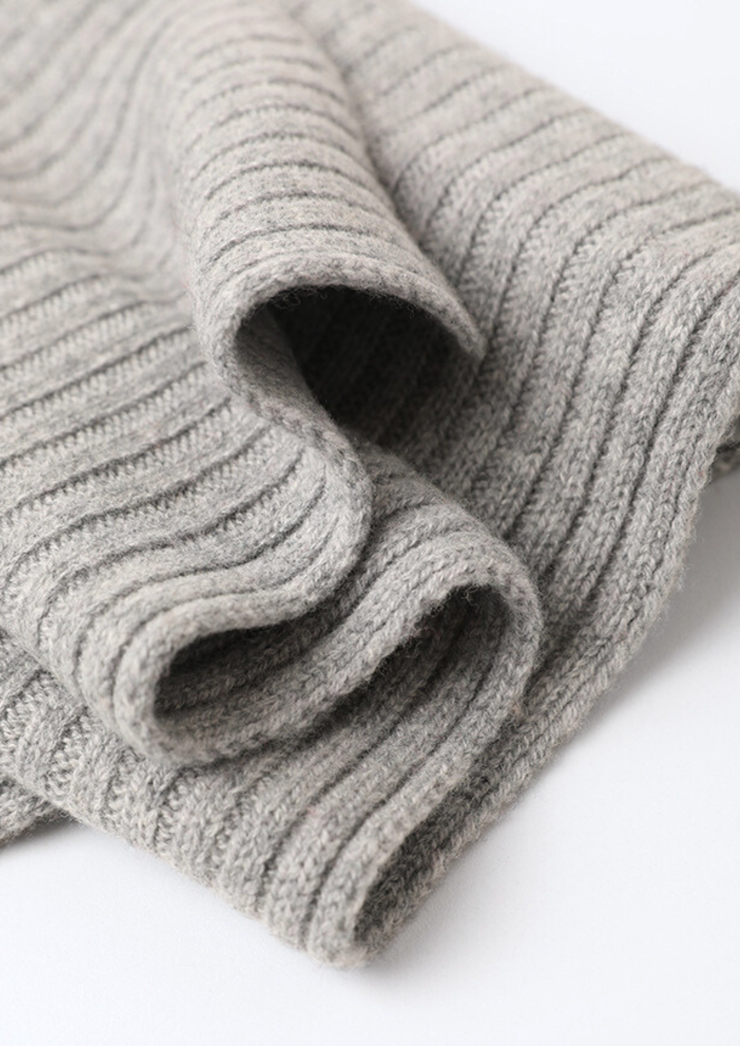PURE EXTRA-FINE MERINO WOOL WINTERTIME ESSENTIALS - LIGHT GRAY CLOUDWOOL®