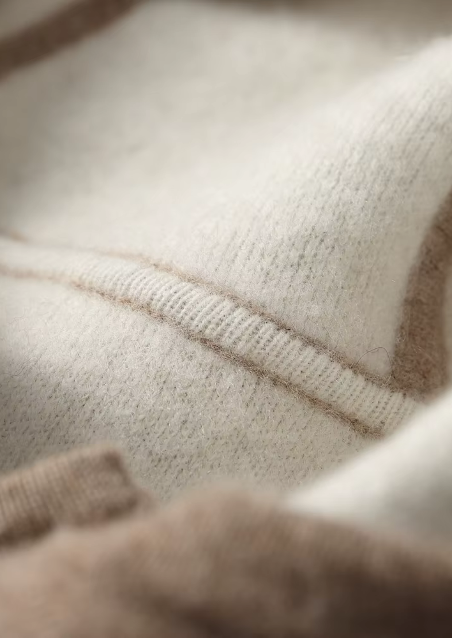 PREMIUM CASHMERE TWO TONE ZIPPER HOODIE EXCLUSIVE RELEASE