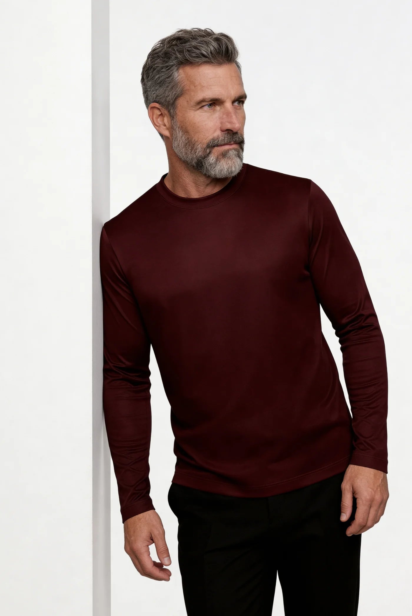 Burgundy Imperial Long Sleeve Montall