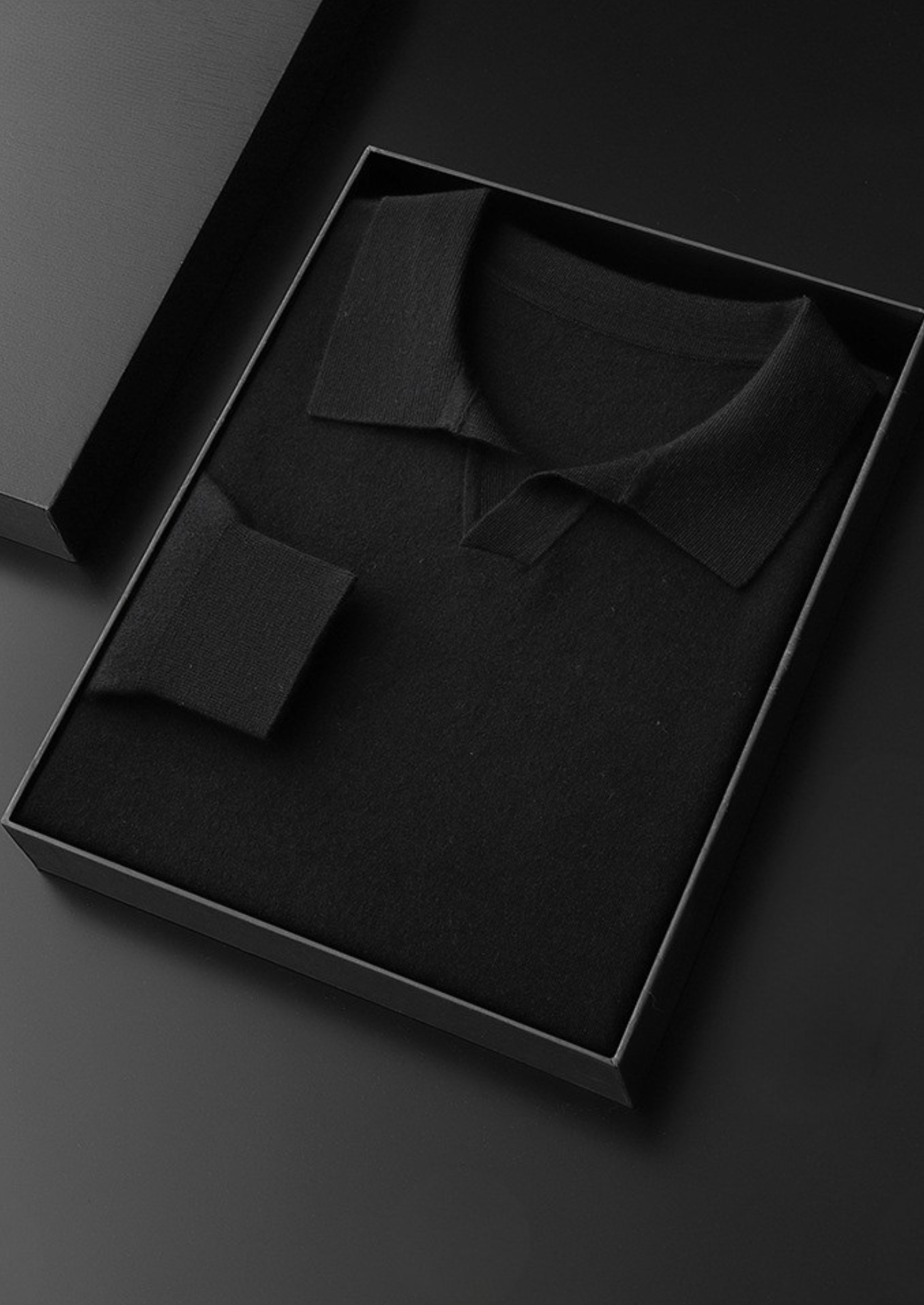 PREMIUM CASHMERE BUTTONLESS SWEATER POLO EXCLUSIVE RELEASE