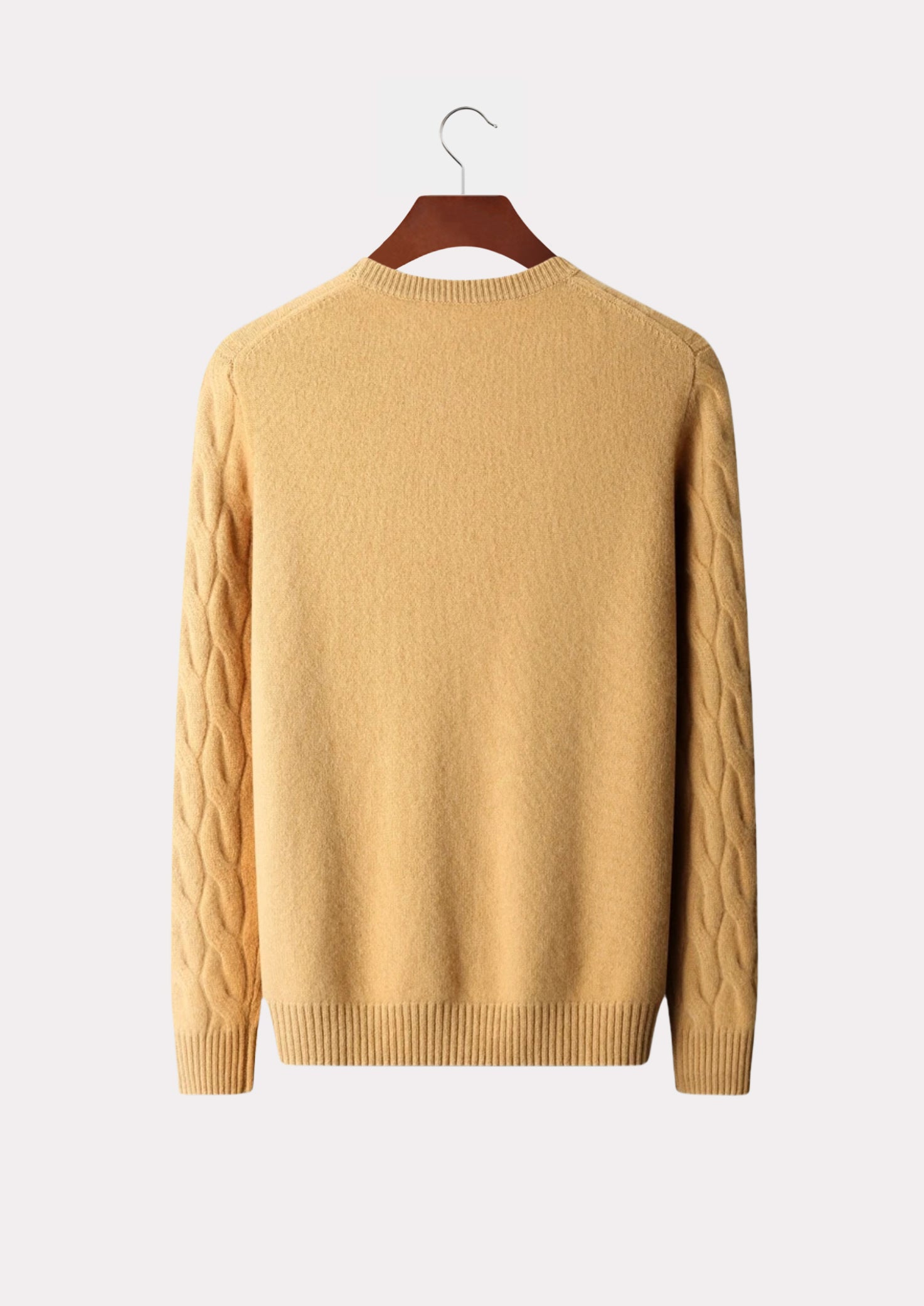 CASHMERE CABLE SWEATER PURE CASHMERE