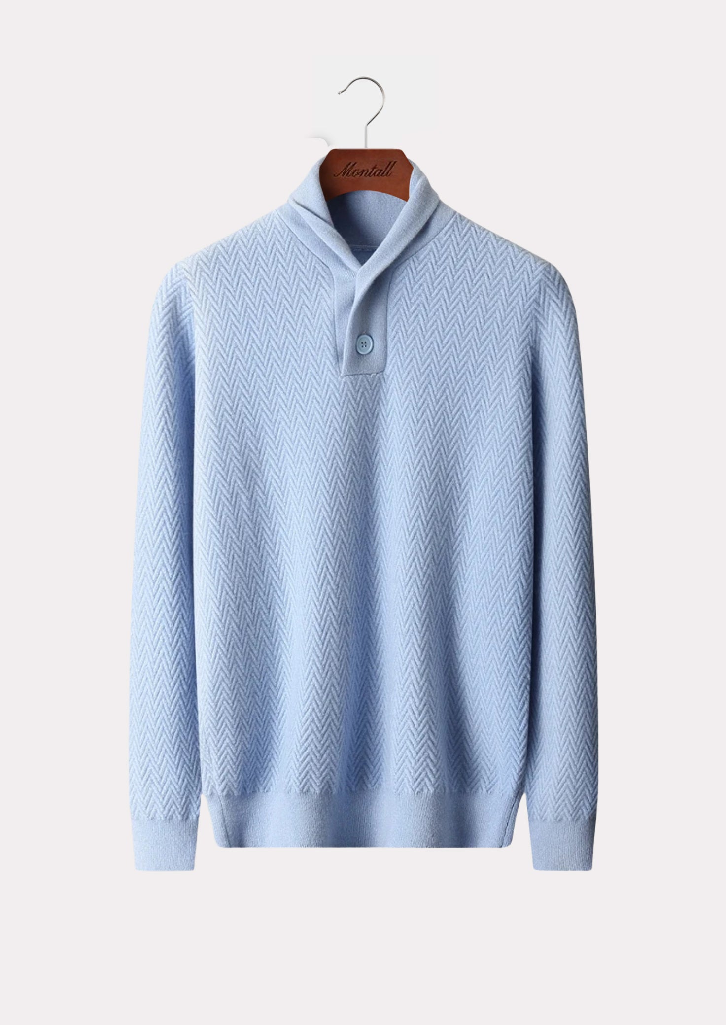 CASHMERE CHEVRON SWEATER PURE CASHMERE