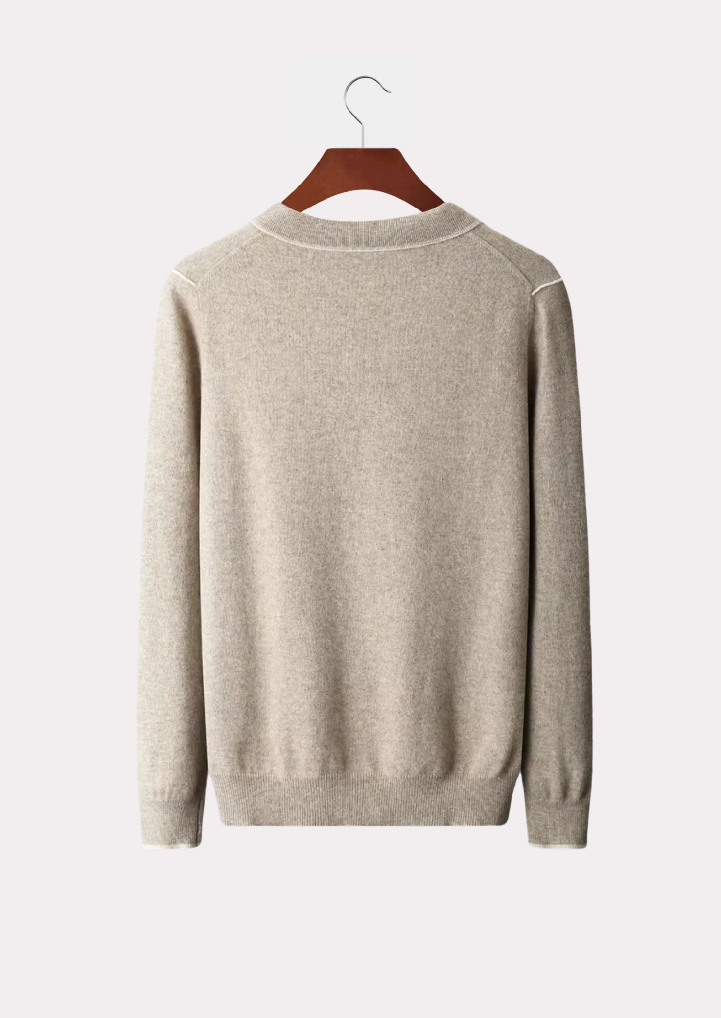 CASHMERE COLOURBLOCK POLO PURE CASHMERE